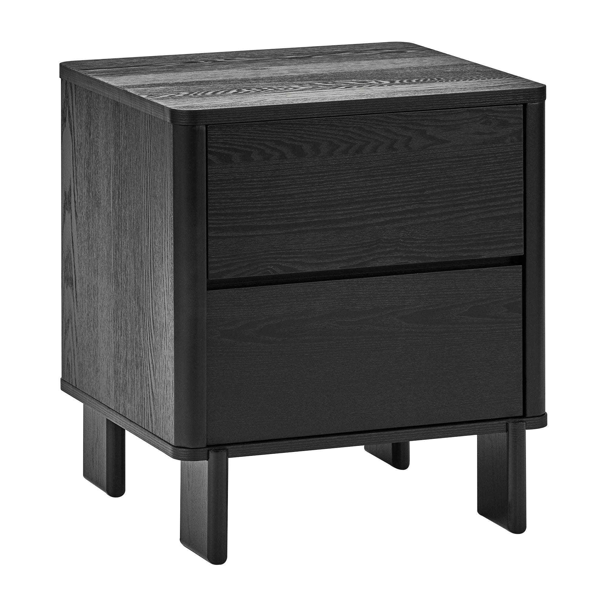 Taupo Bedside Table Black