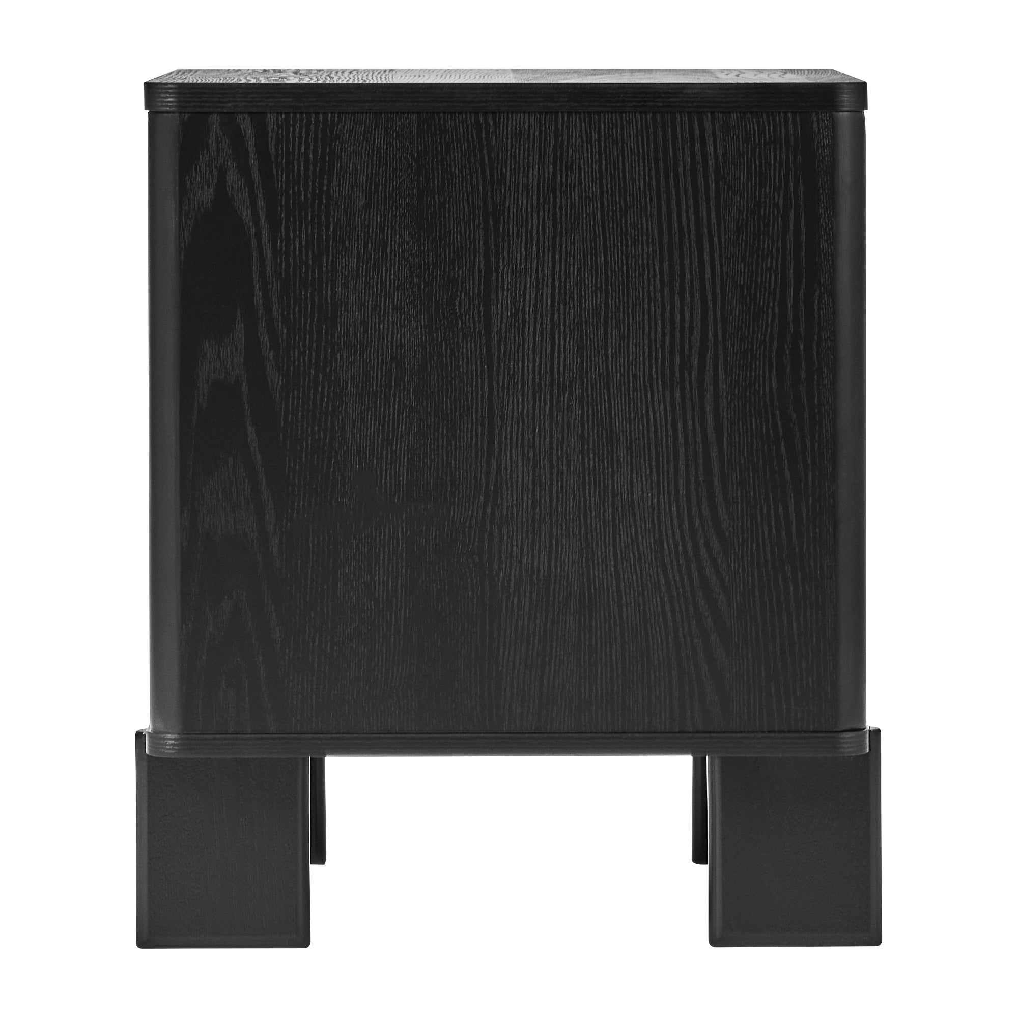 Taupo Bedside Table Black (Set of 2)