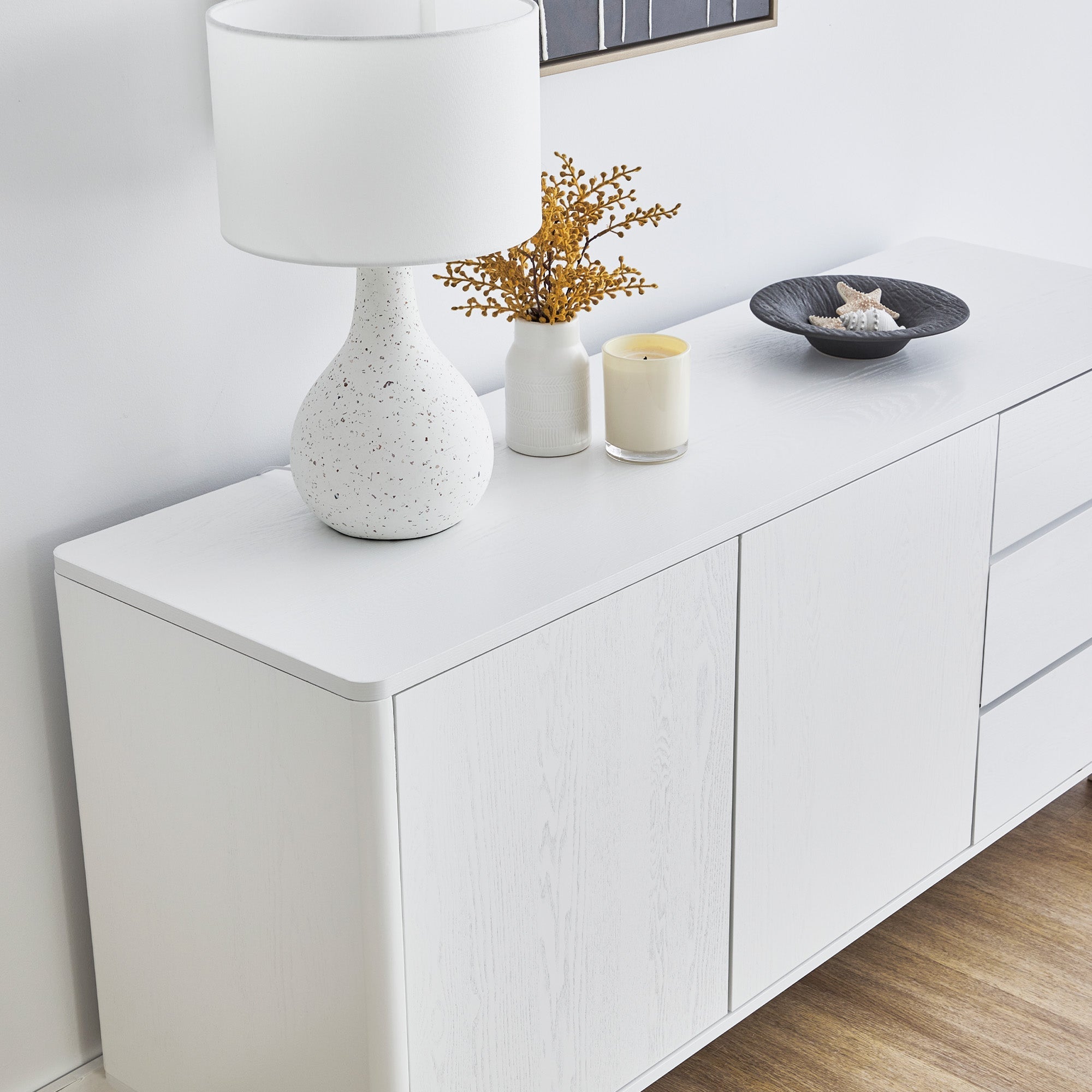 Taupo Sideboard in White (150cm)