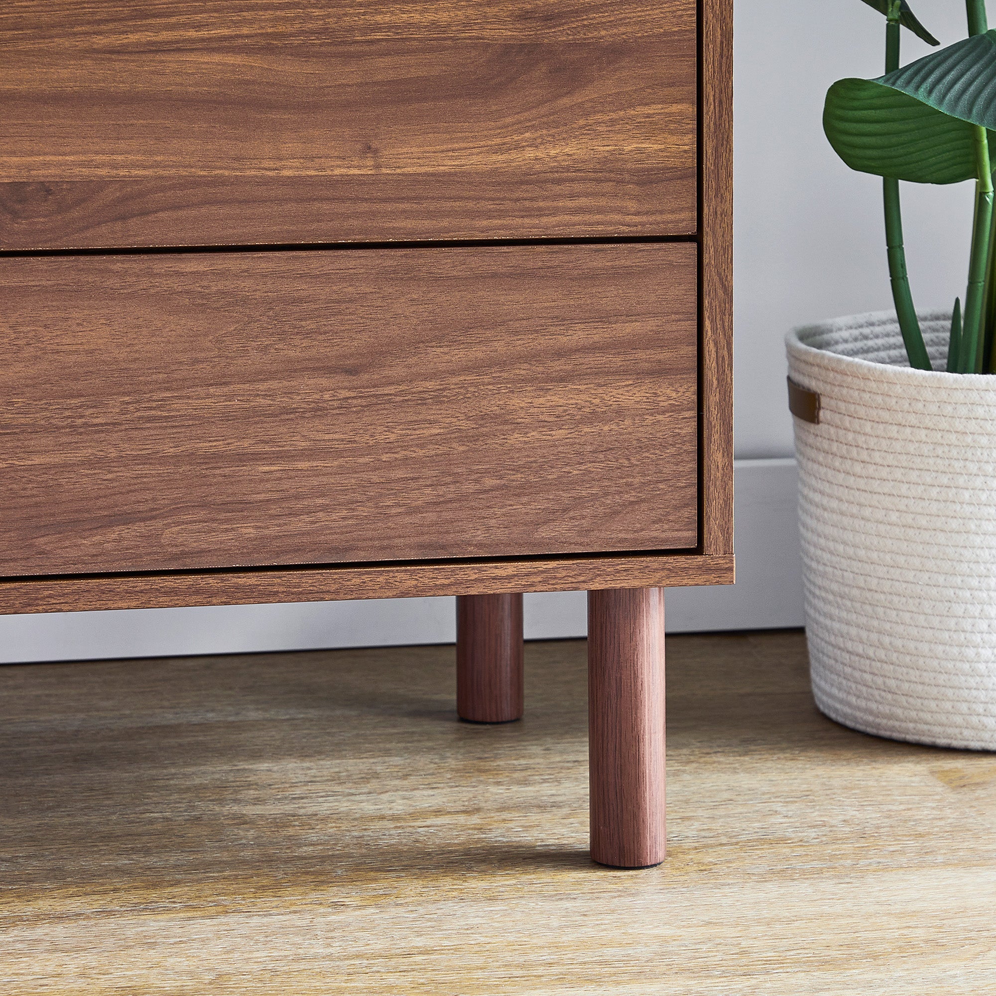 Norquay Bedside Table Walnut