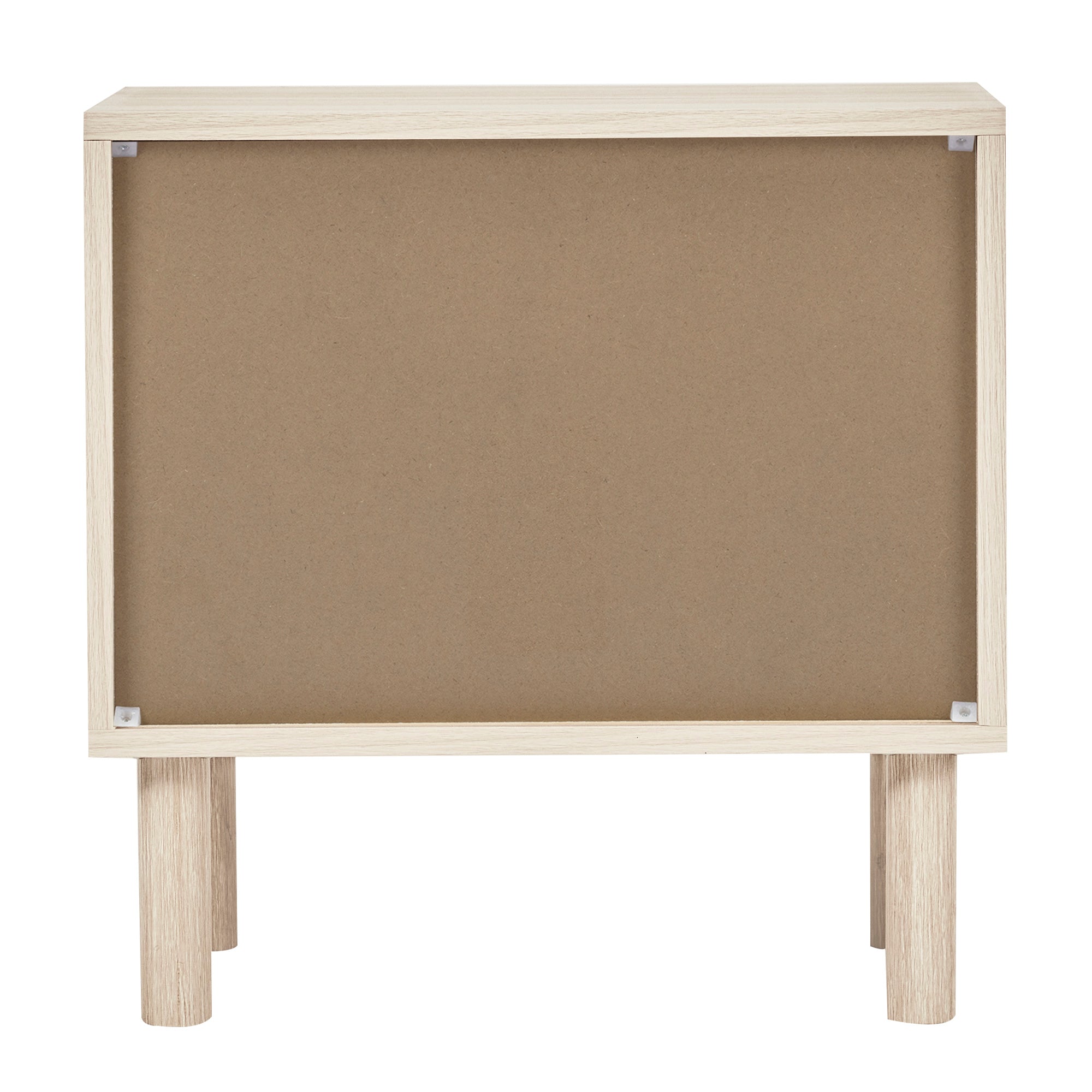 Norquay Bedside Table Light Oak (Set of 2)