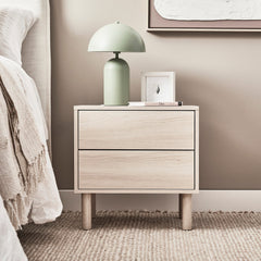 Norquay Bedside Table Light Oak