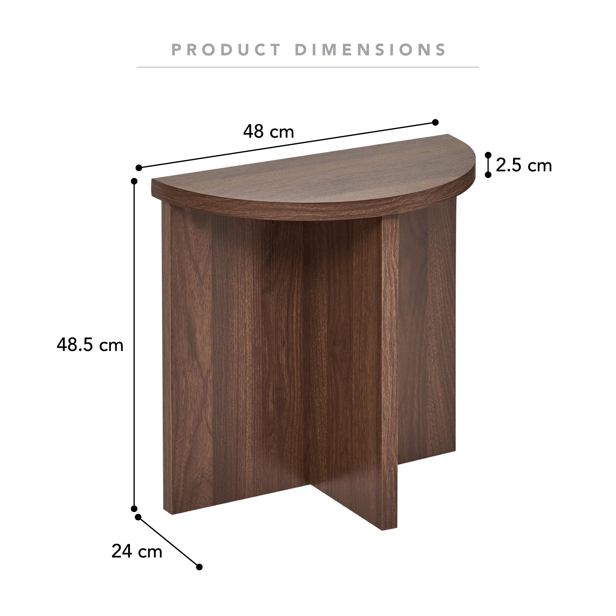 Norquay Side Table Walnut