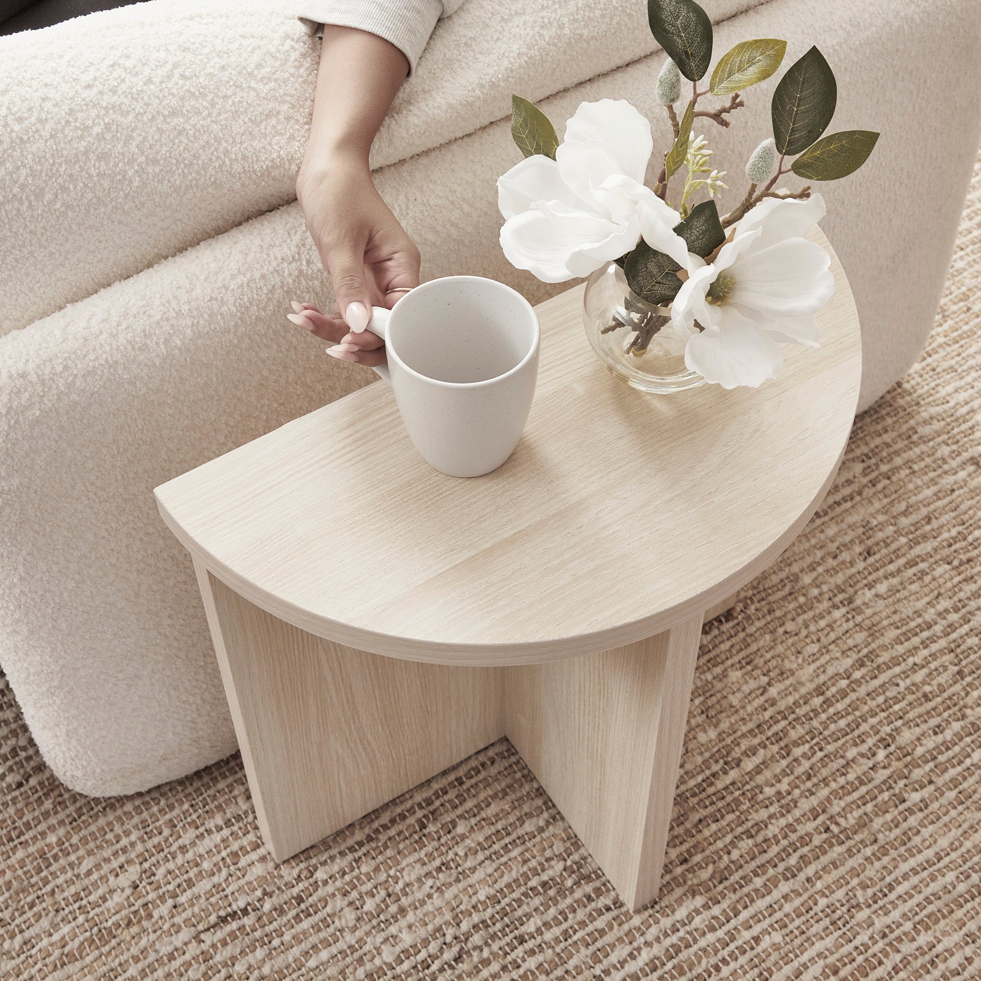 Norquay Side Table Light Oak