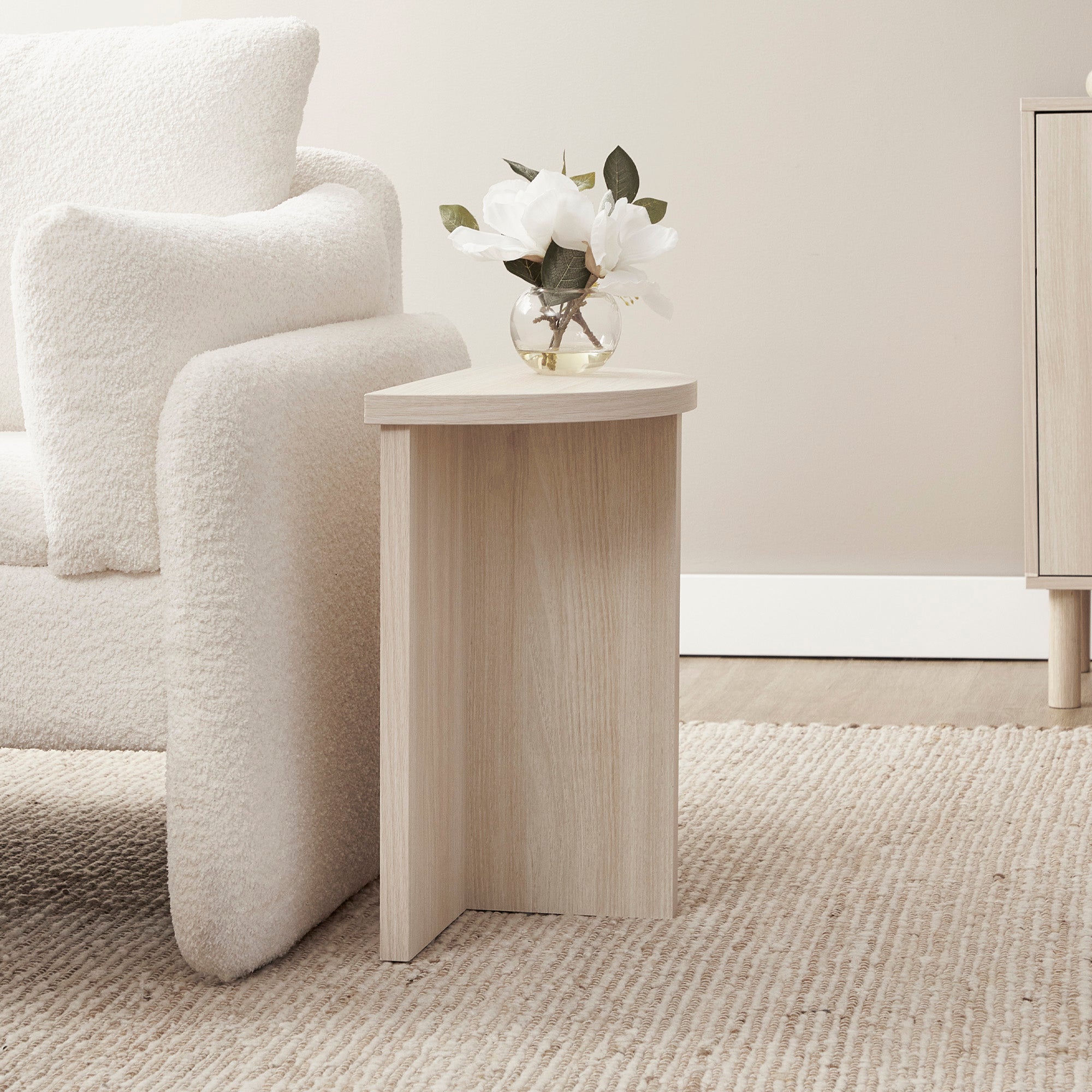 Norquay Side Table Light Oak