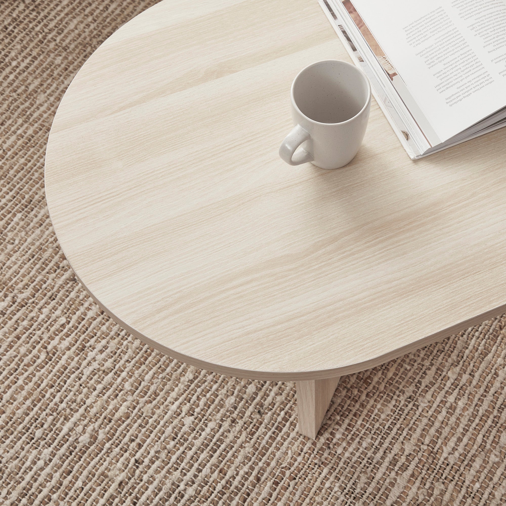 Norquay Coffee Table Light Oak
