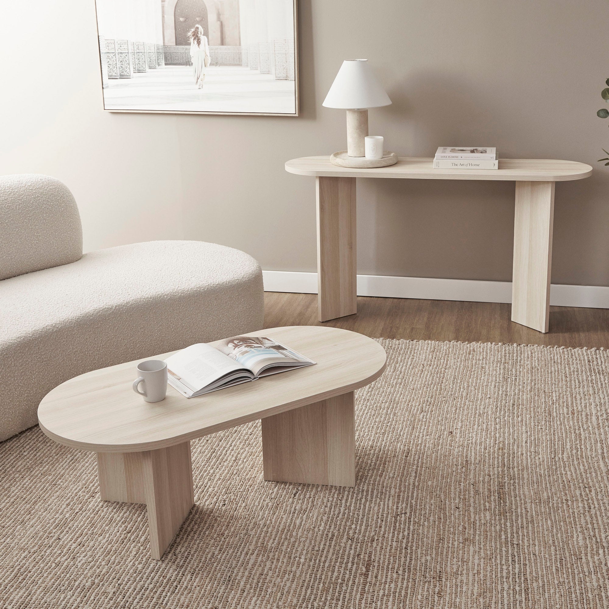 Norquay Coffee Table Light Oak