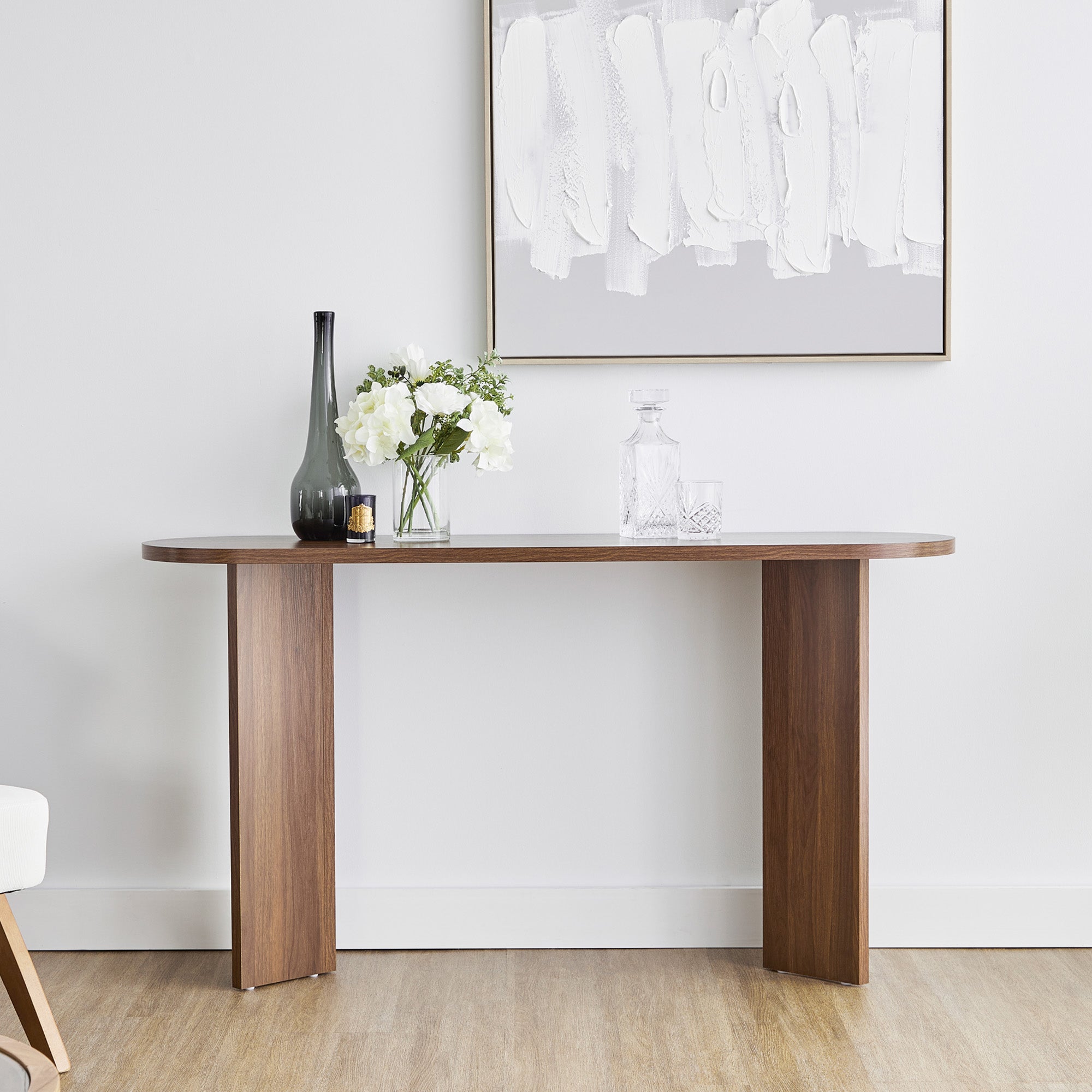Norquay Console Table Walnut (140cm)
