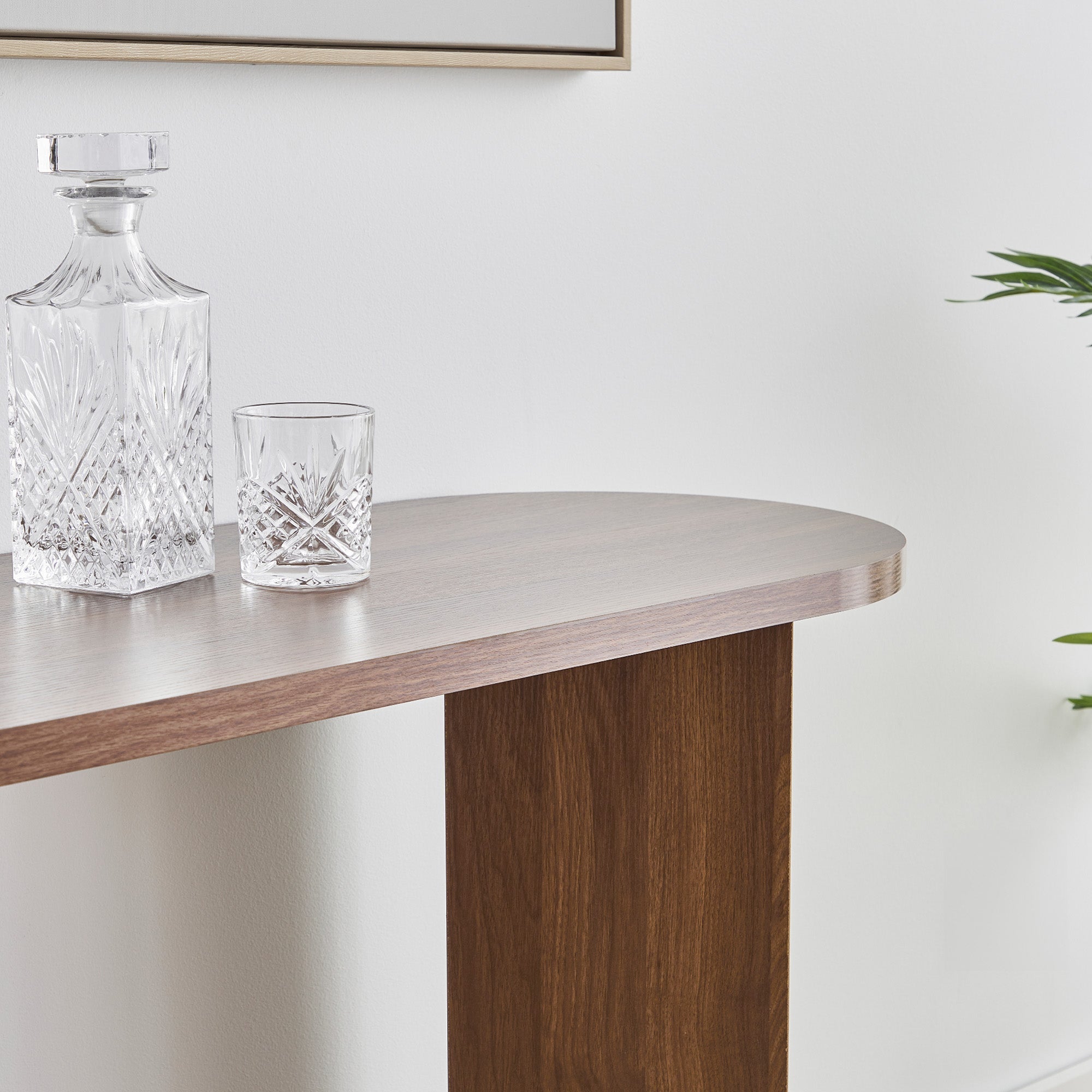 Norquay Console Table Walnut (140cm)