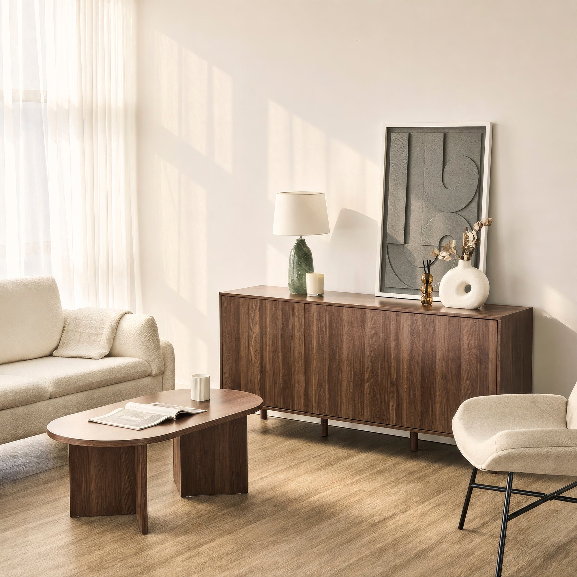 Norquay Sideboard Walnut (160cm)