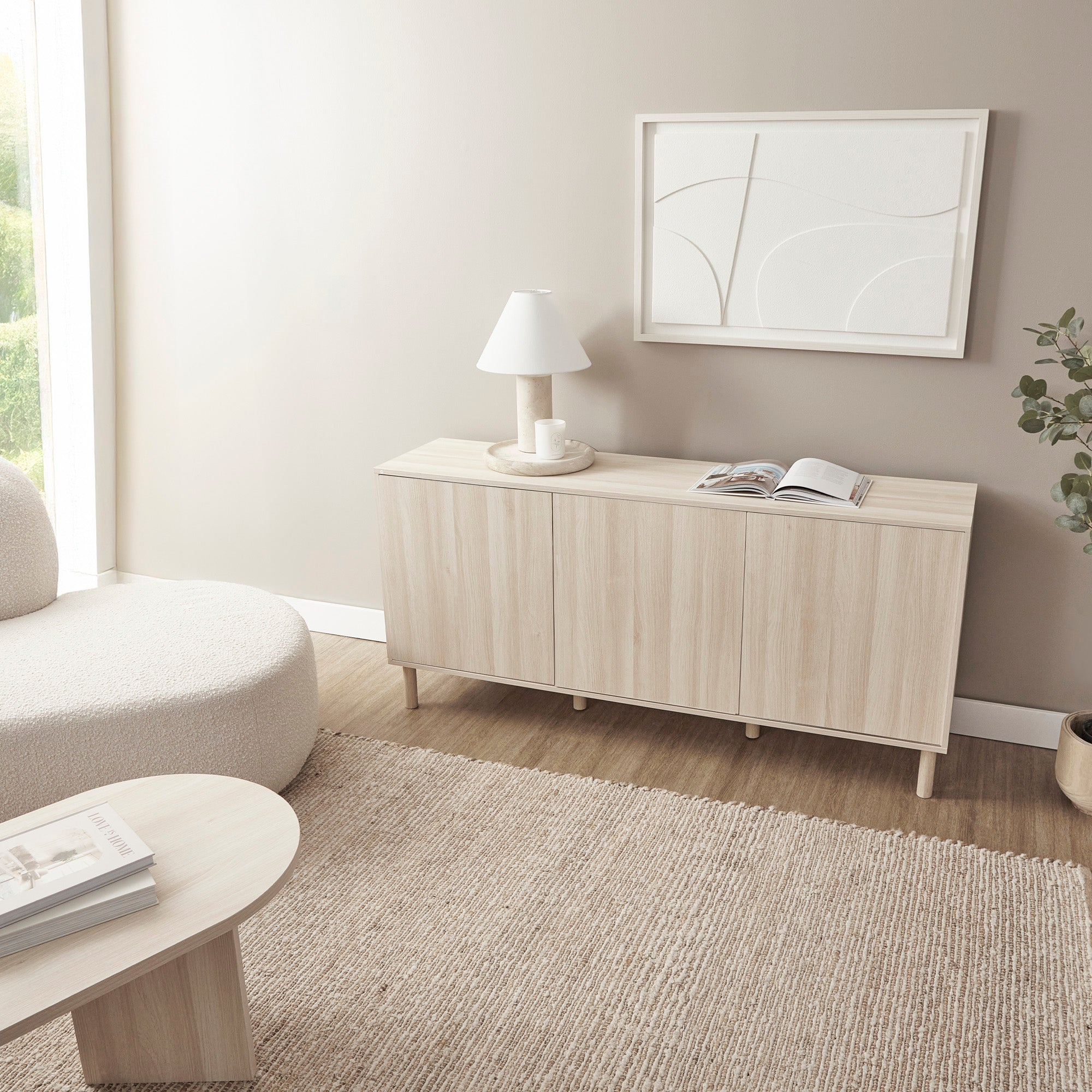Norquay Sideboard Light Oak (160cm)