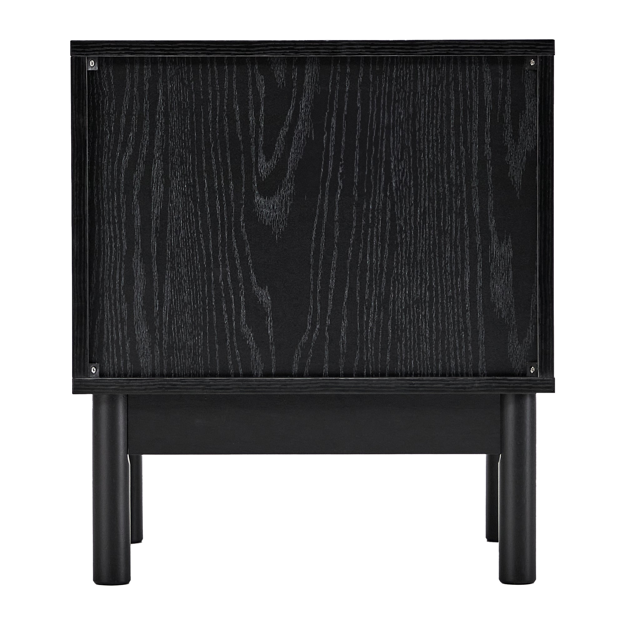 Apia Bedside Table Black