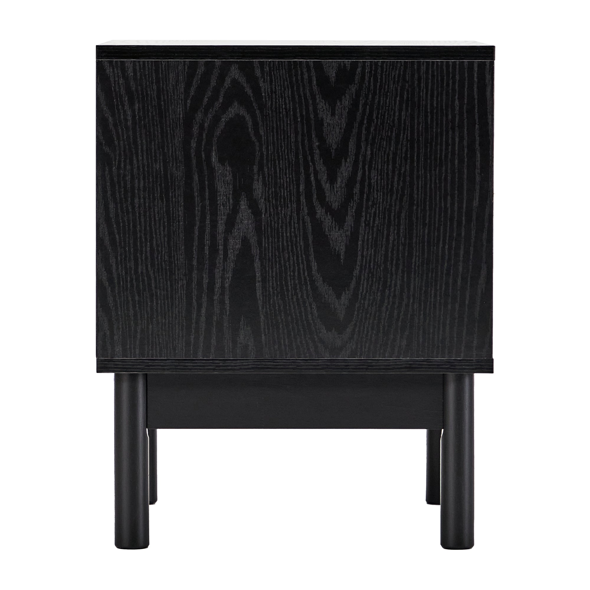 Apia Bedside Table Black