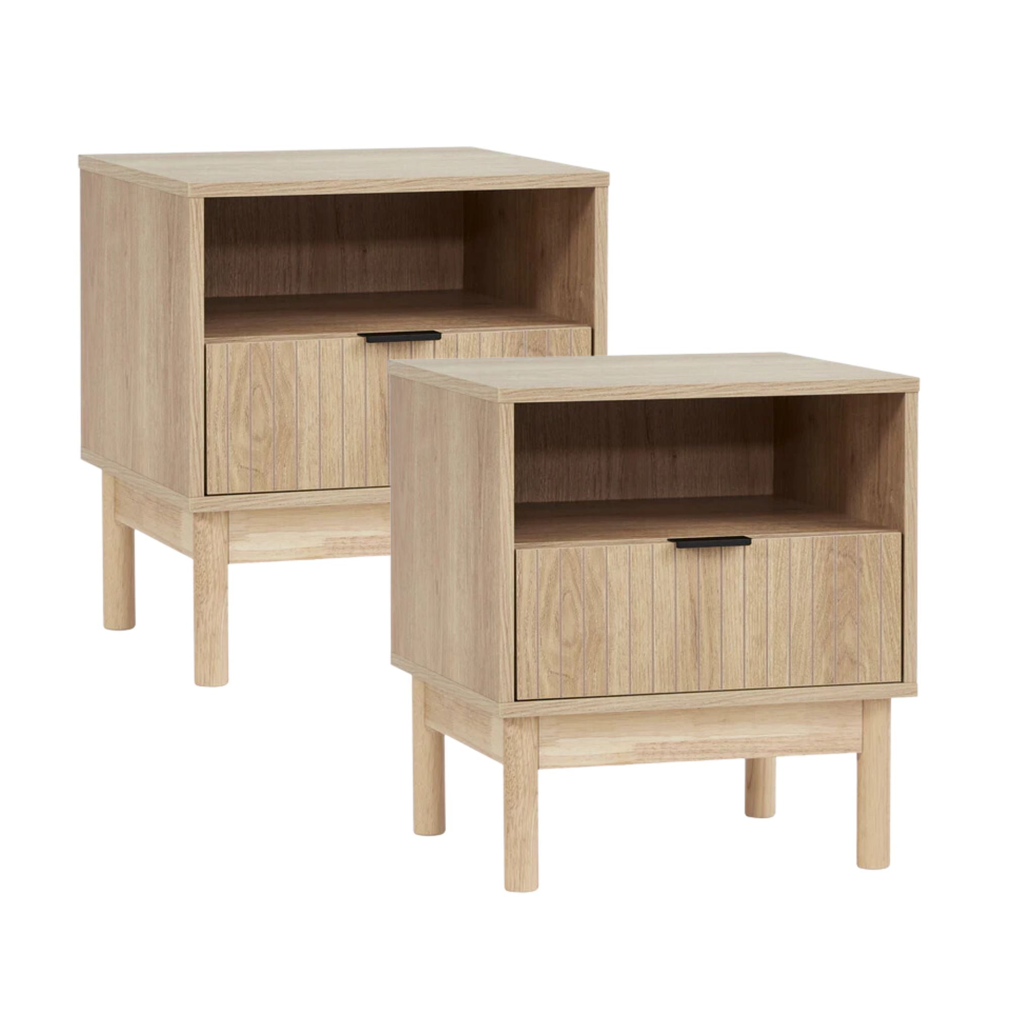 Apia Bedside Table Natural (Set of 2)