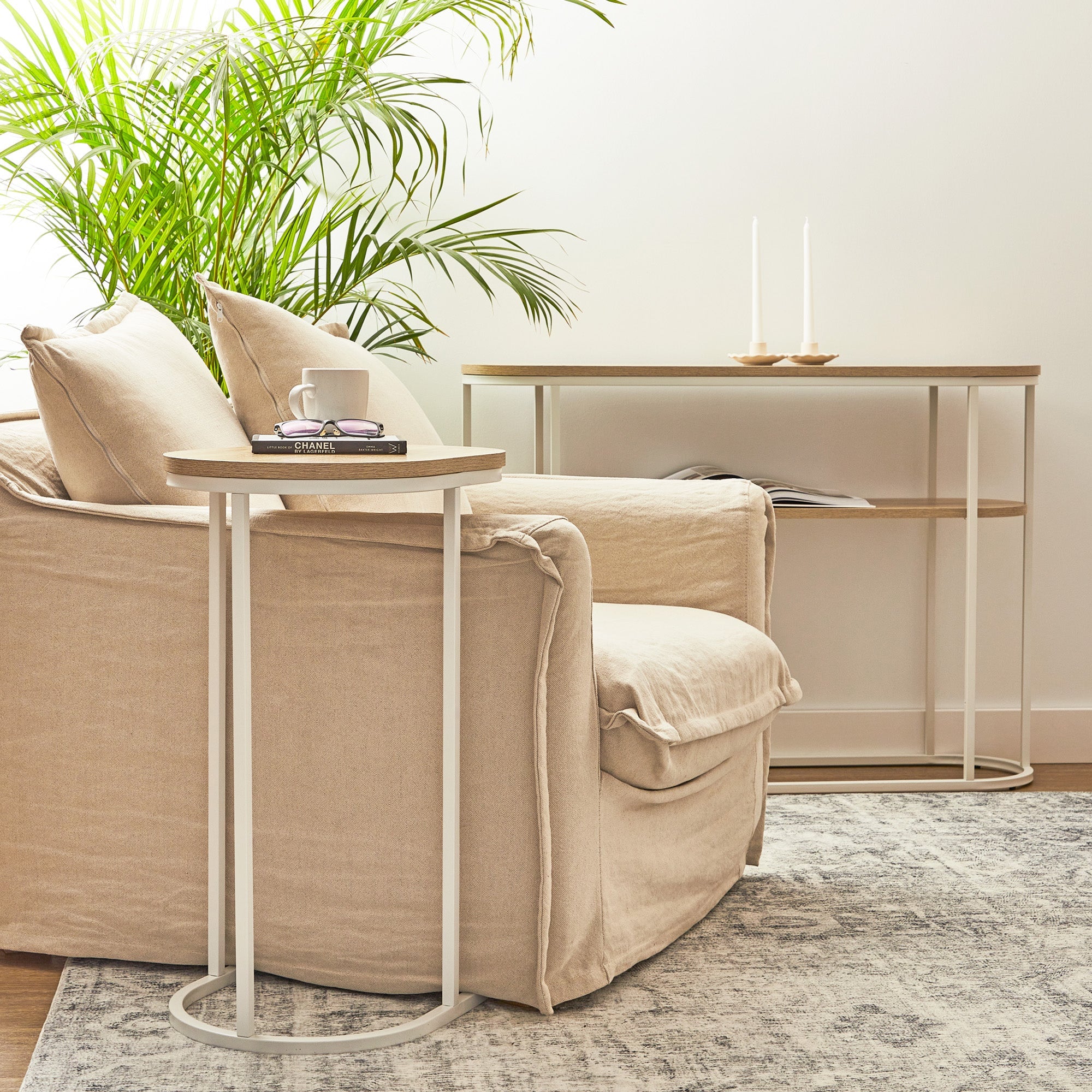 Sonoma Side Table White