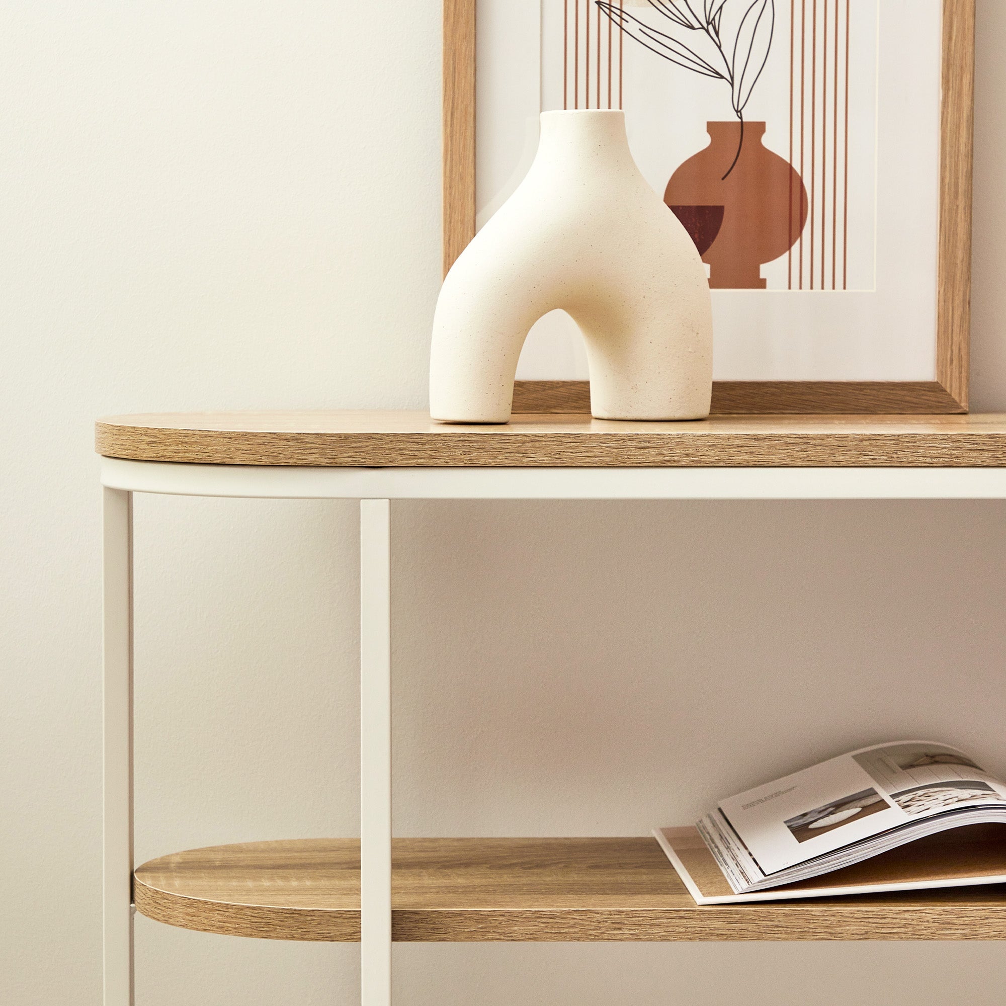 Sonoma Console Table White (110cm)