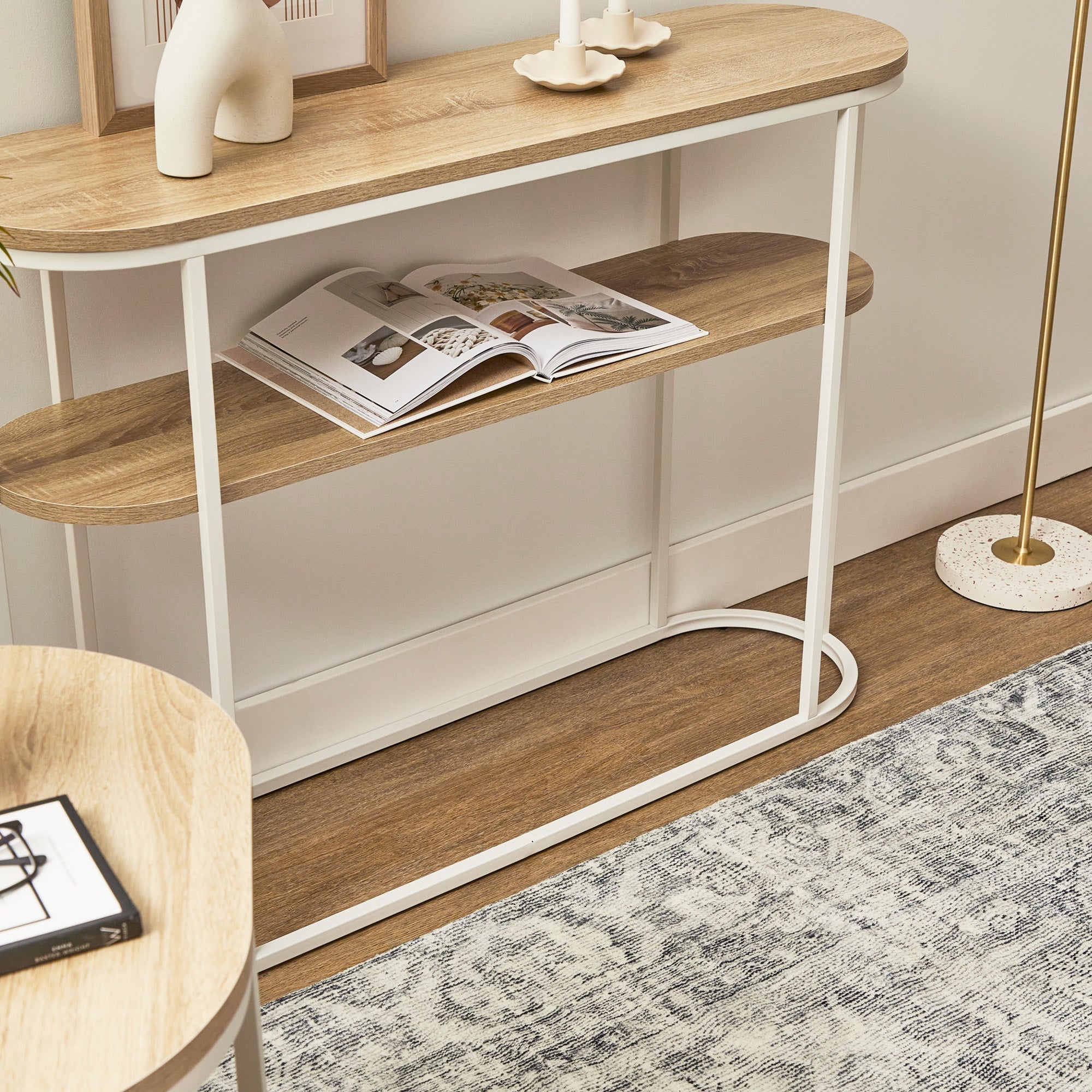 Sonoma Console Table White (110cm)