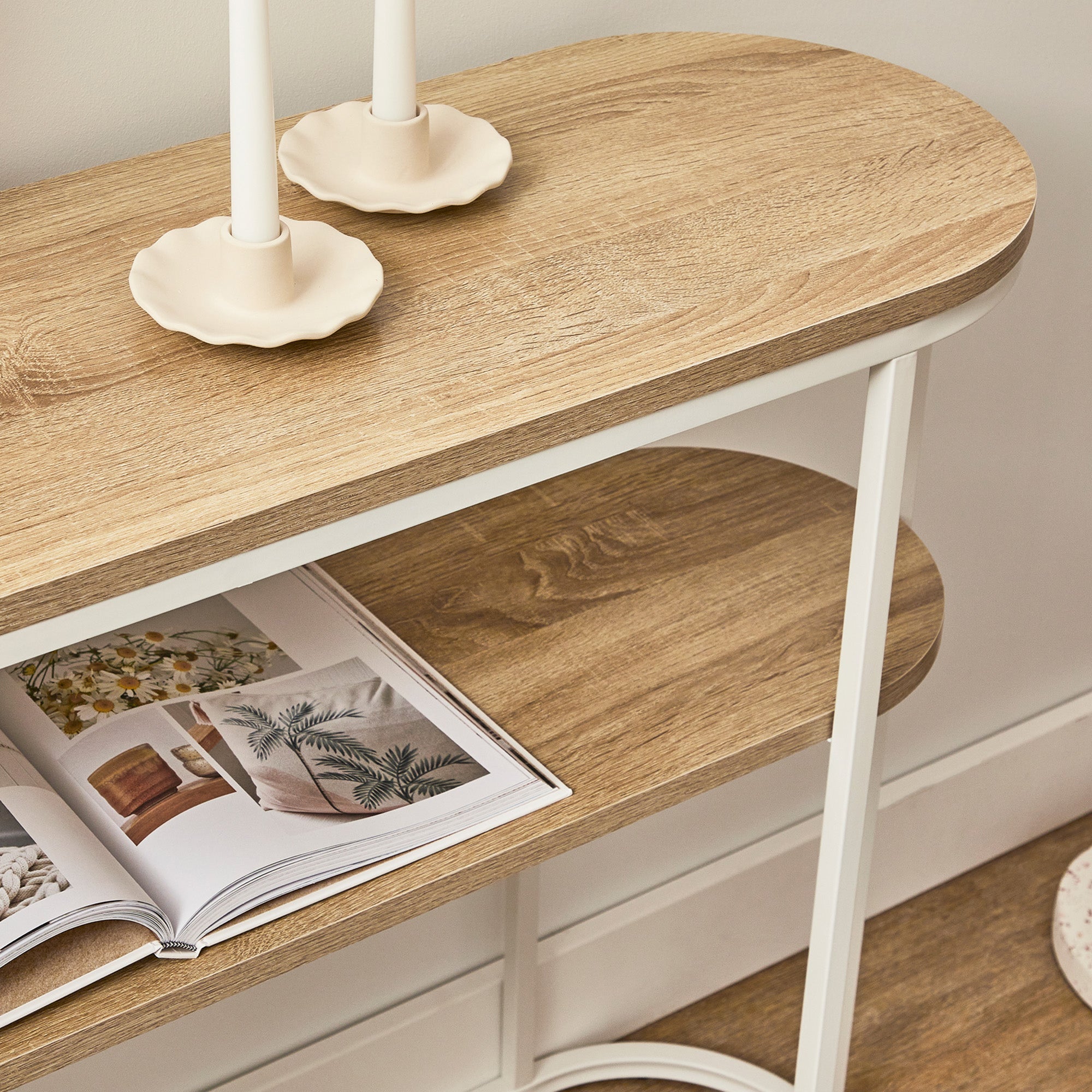 Sonoma Console Table White (110cm)