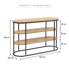 Sonoma Sideboard Black (120cm)