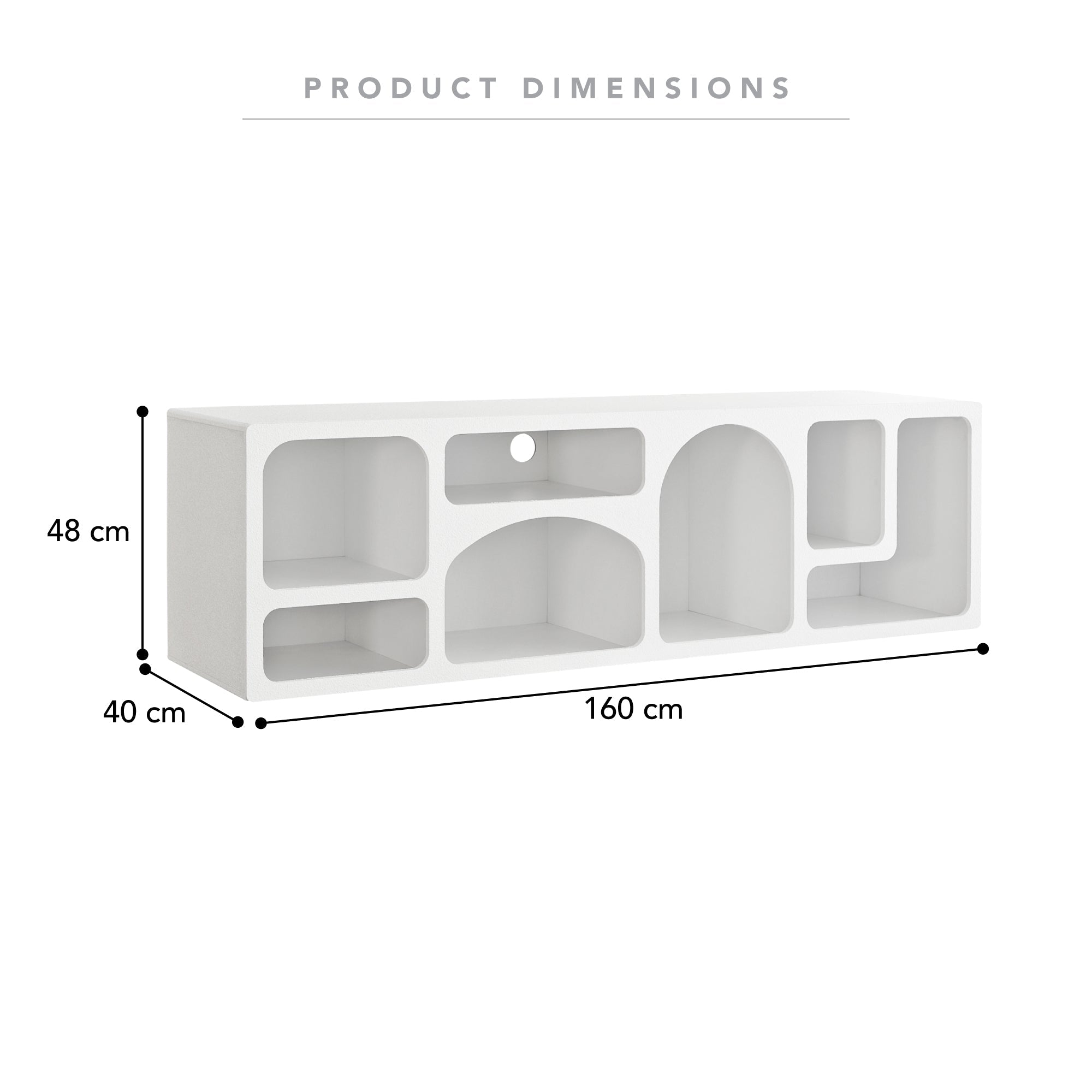Mykonos Entertainment Unit (160cm)
