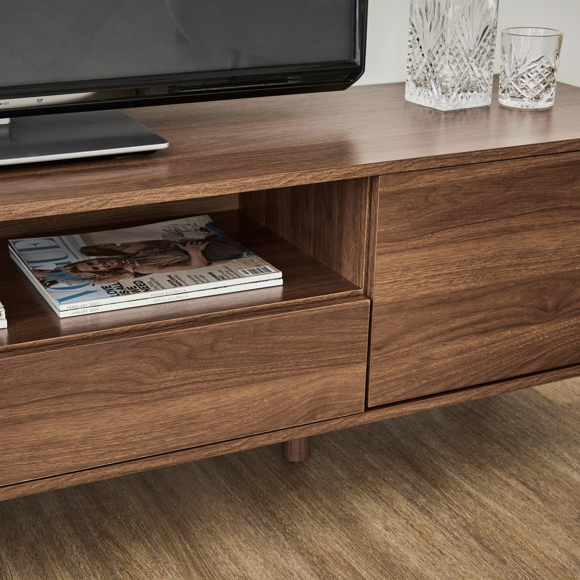Norquay Entertainment Unit Walnut (180cm)