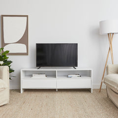 Harper Entertainment Unit White (150cm)