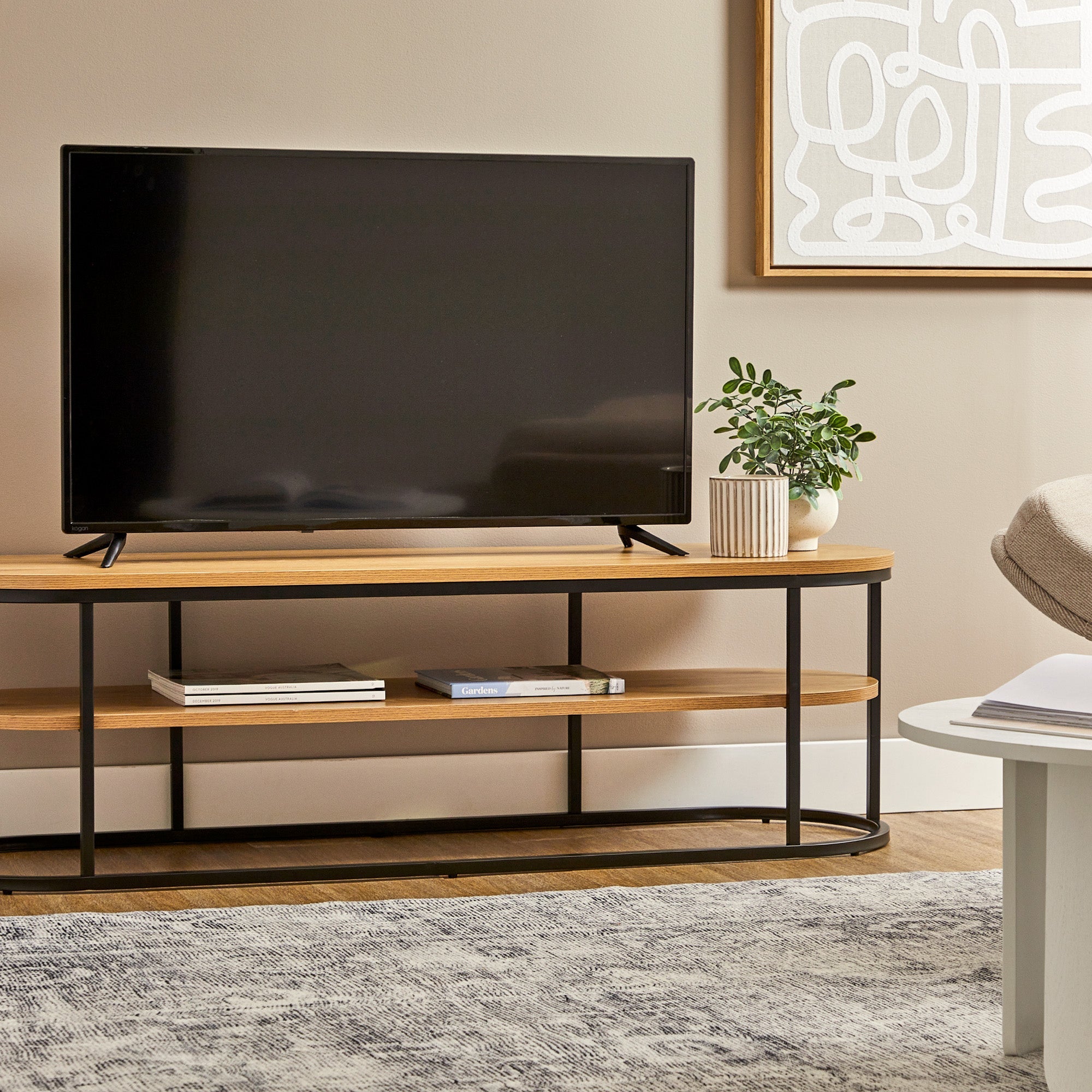 Sonoma Entertainment Unit Black (140cm)