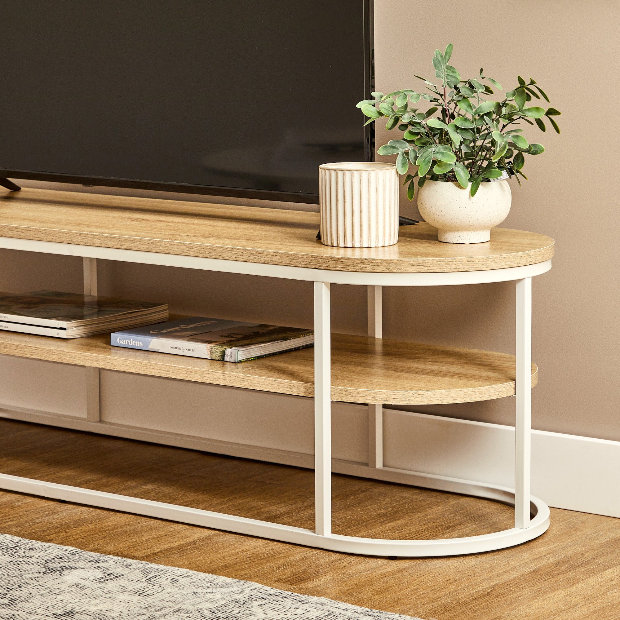 Sonoma Entertainment Unit White (140cm)
