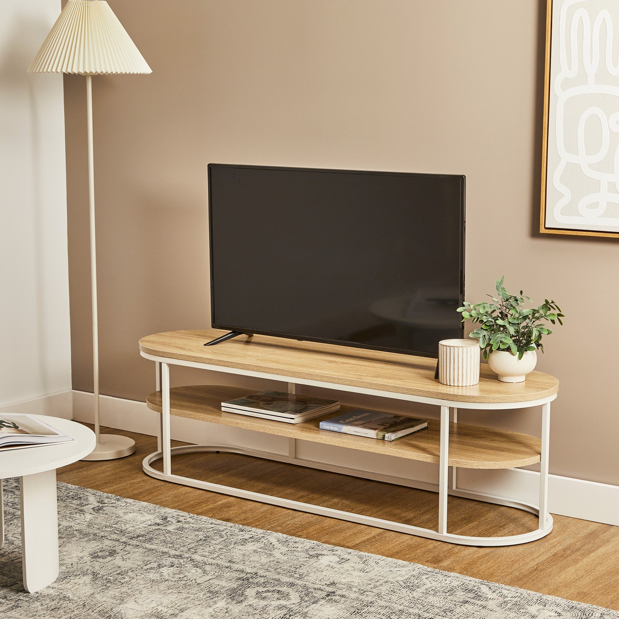 Sonoma Entertainment Unit White (140cm)
