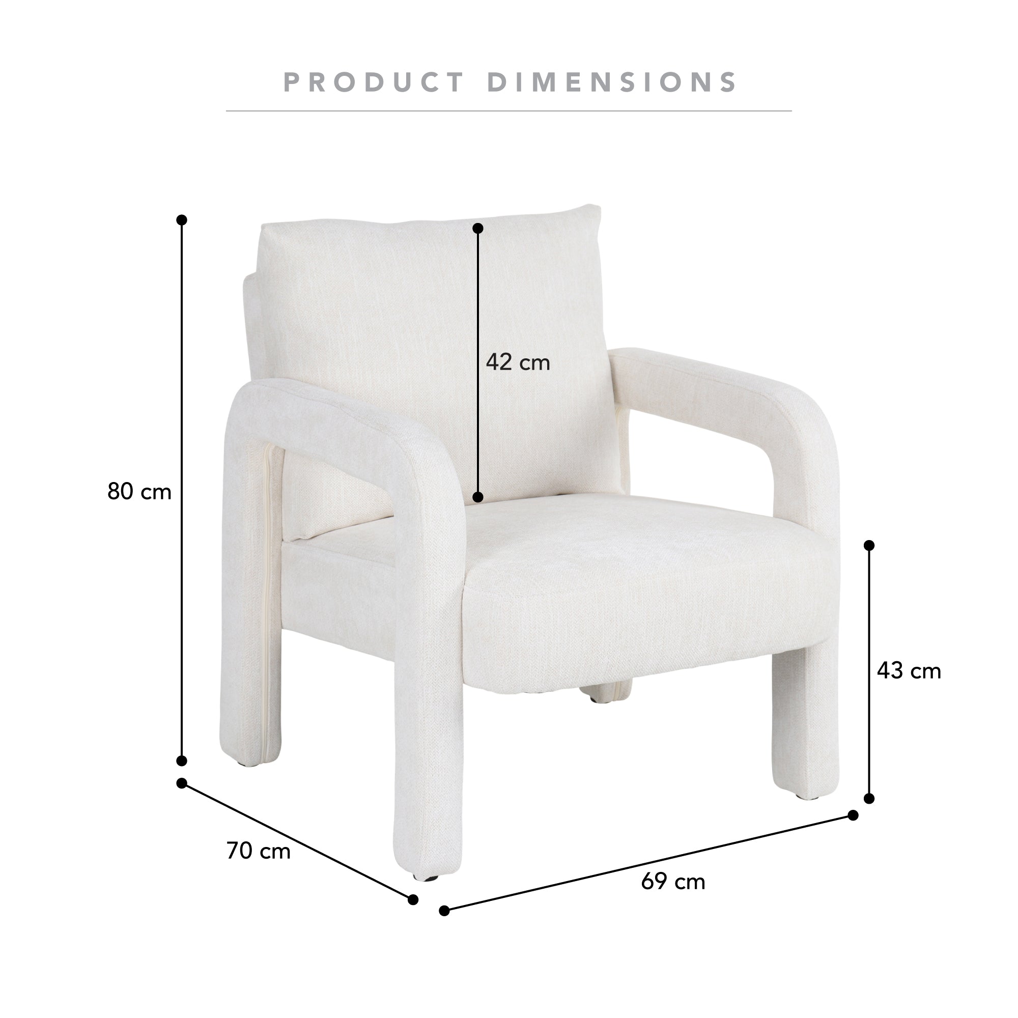 Foster Armchair Cream