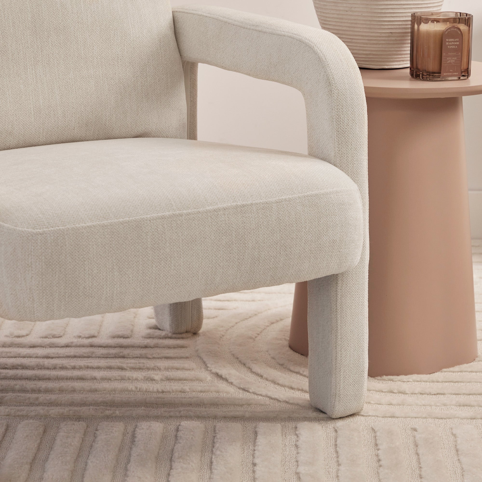 Foster Armchair Cream (Set of 2)