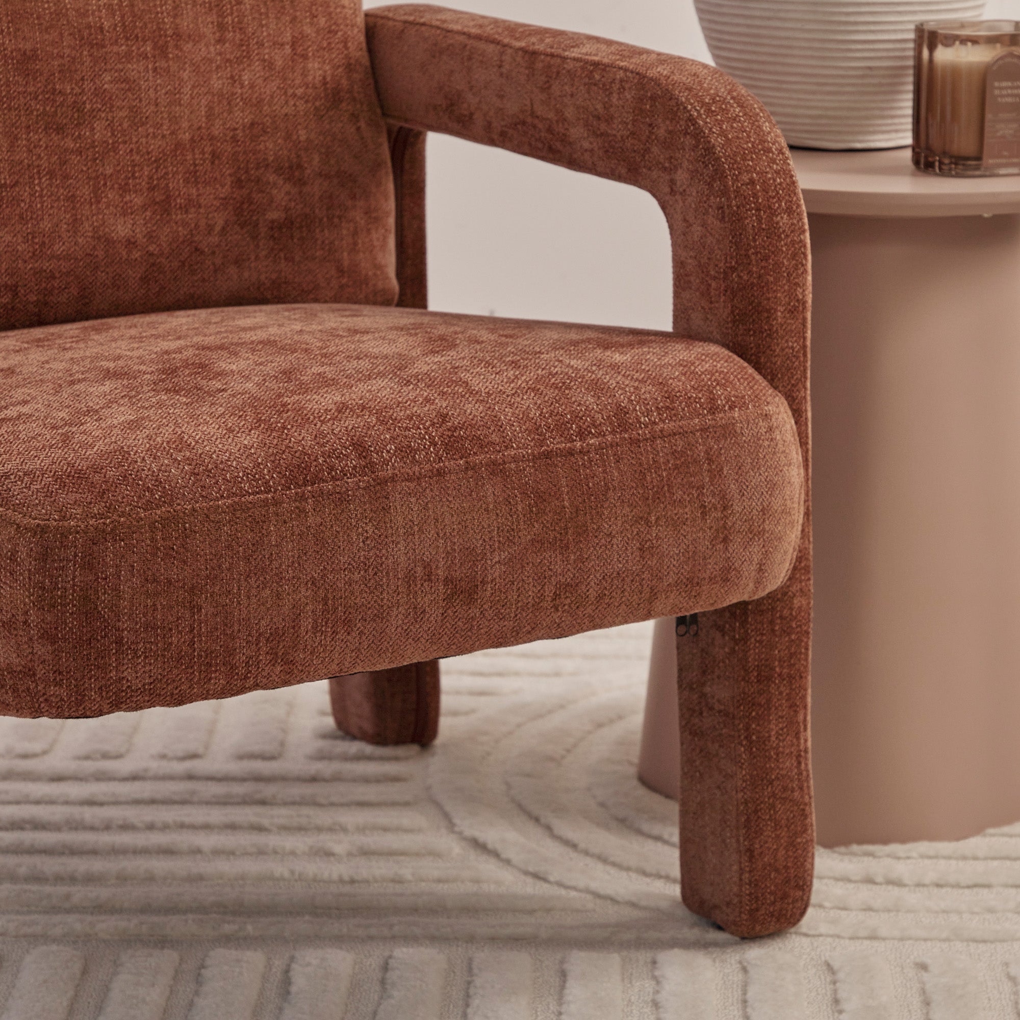 Foster Armchair Rust (Set of 2)