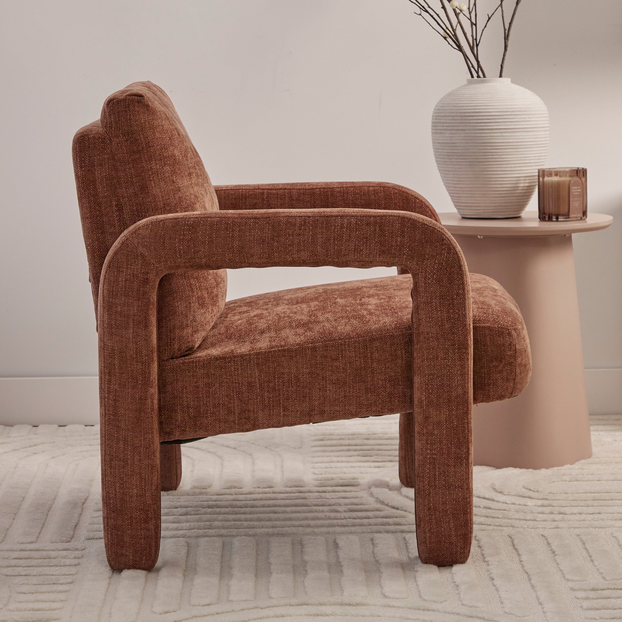 Foster Armchair Rust (Set of 2)