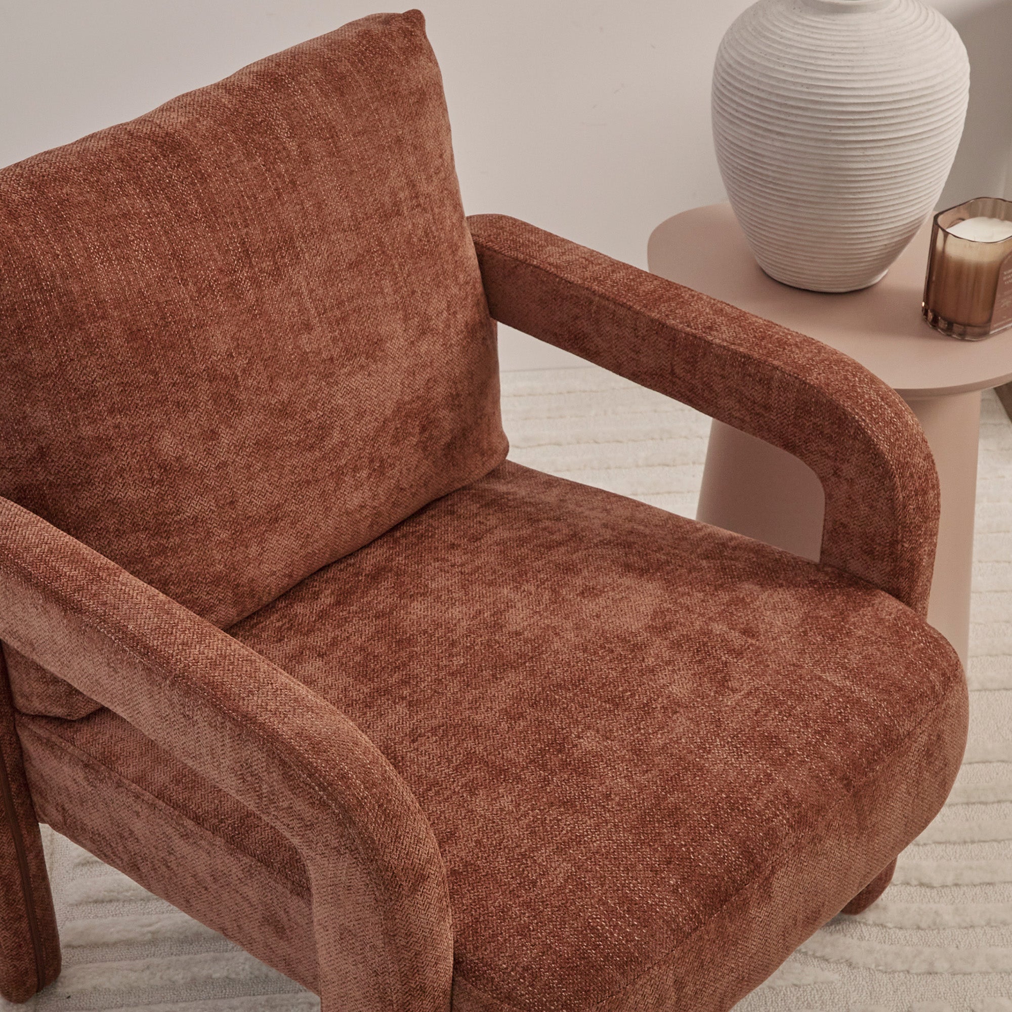 Foster Armchair Rust (Set of 2)