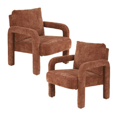 Foster Armchair Rust (Set of 2)