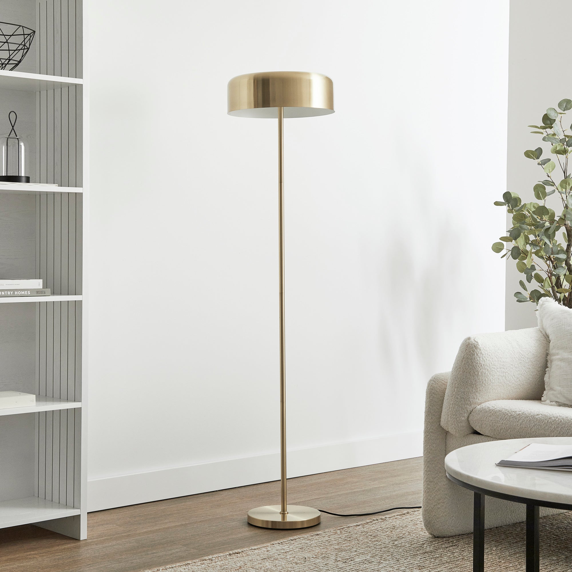 Mushroom Floor Lamp Gold