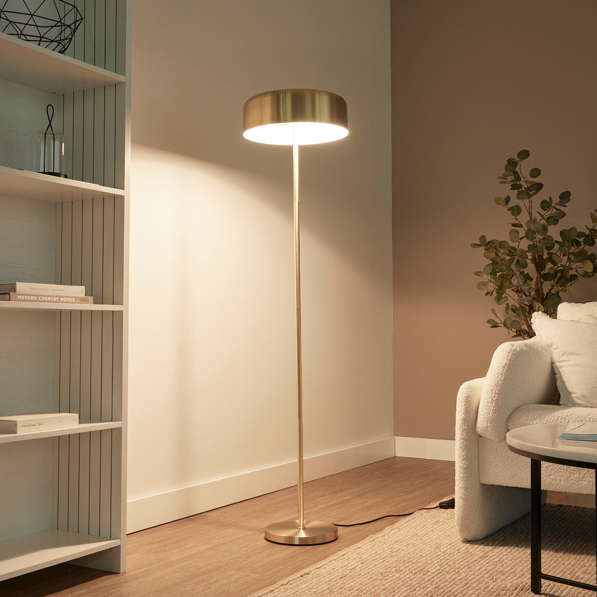 Mushroom Floor Lamp Gold