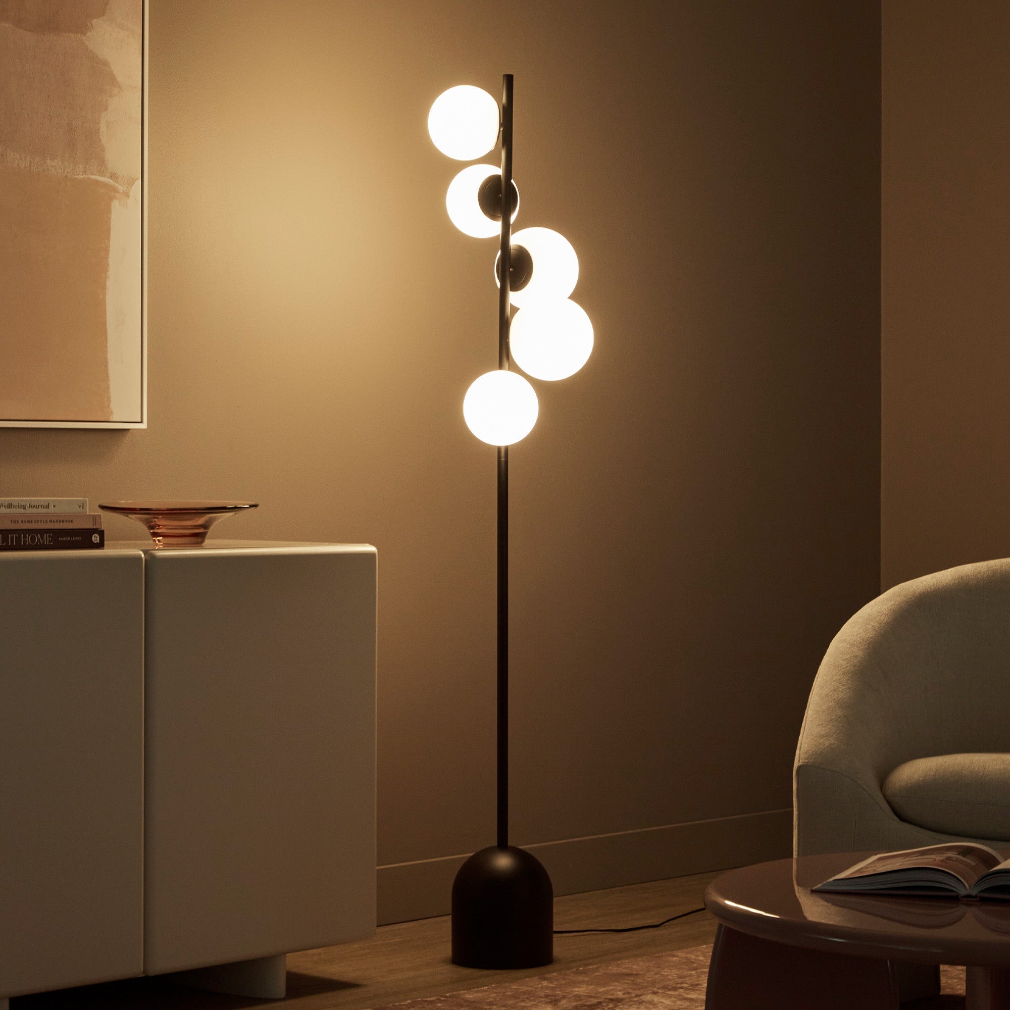 Mateo Cluster Floor Lamp Black