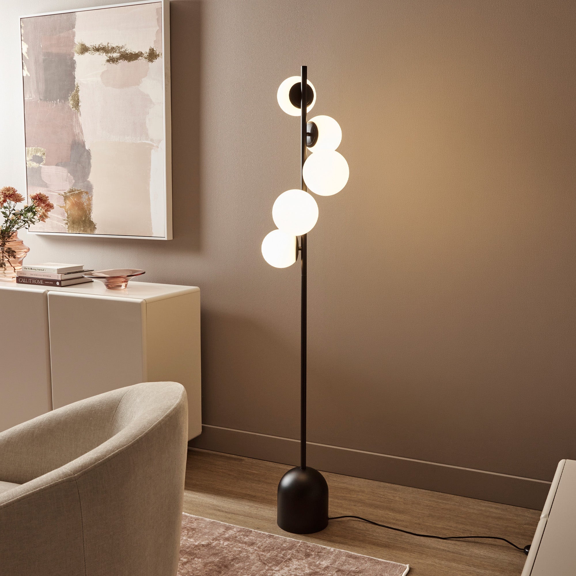 Mateo Cluster Floor Lamp Black