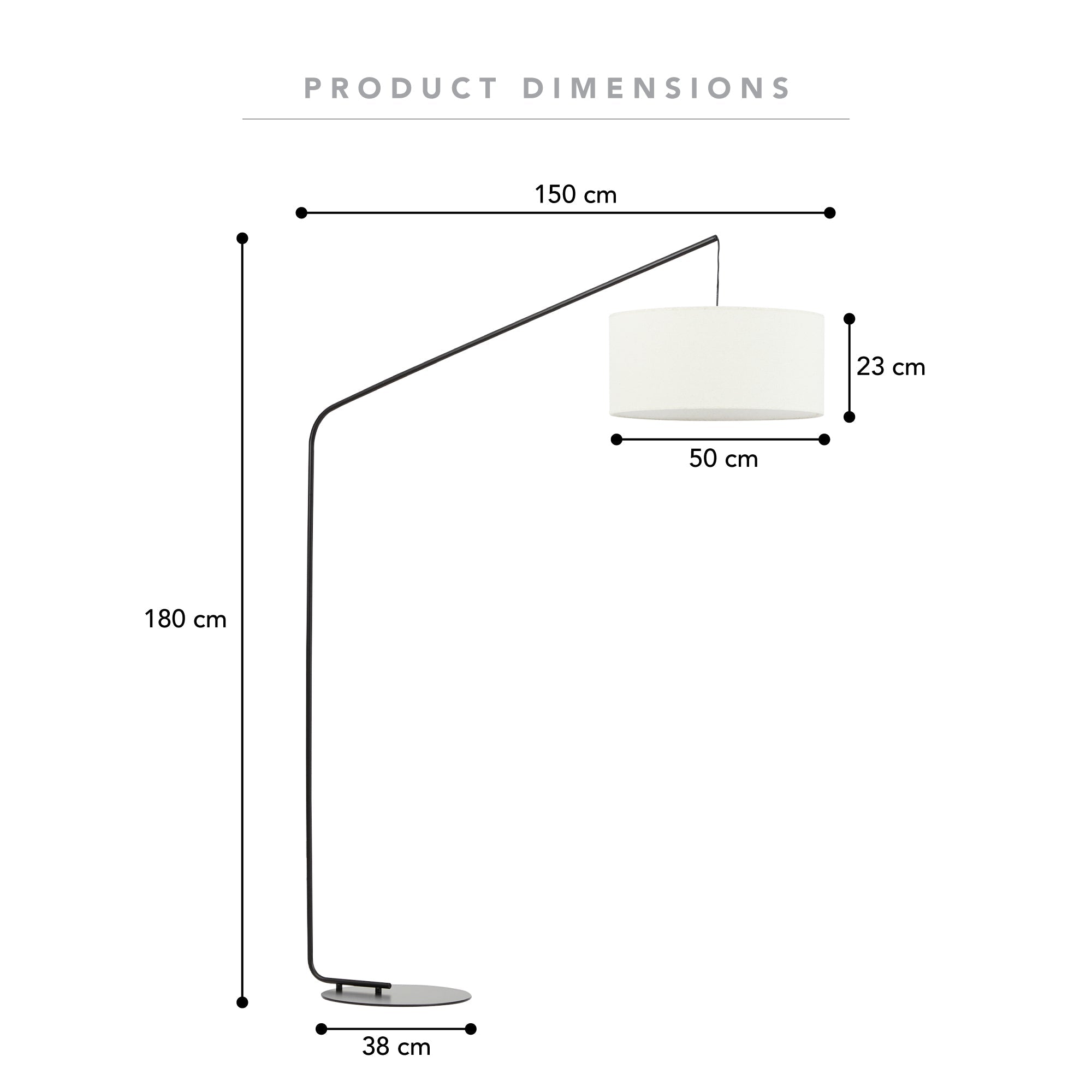 Brooklyn Floor Lamp Black