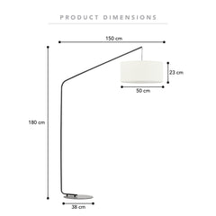 Brooklyn Floor Lamp Black