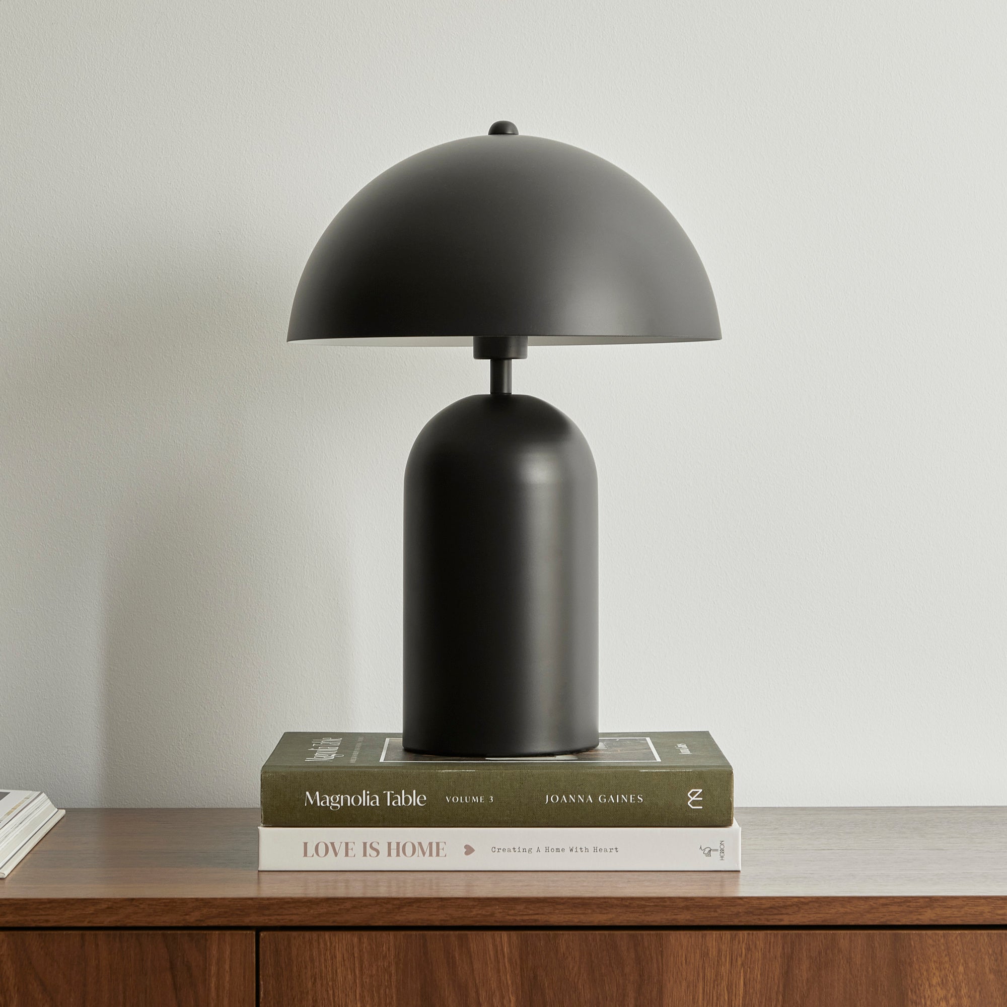 Mushroom Table Lamp Black (Set of 2)