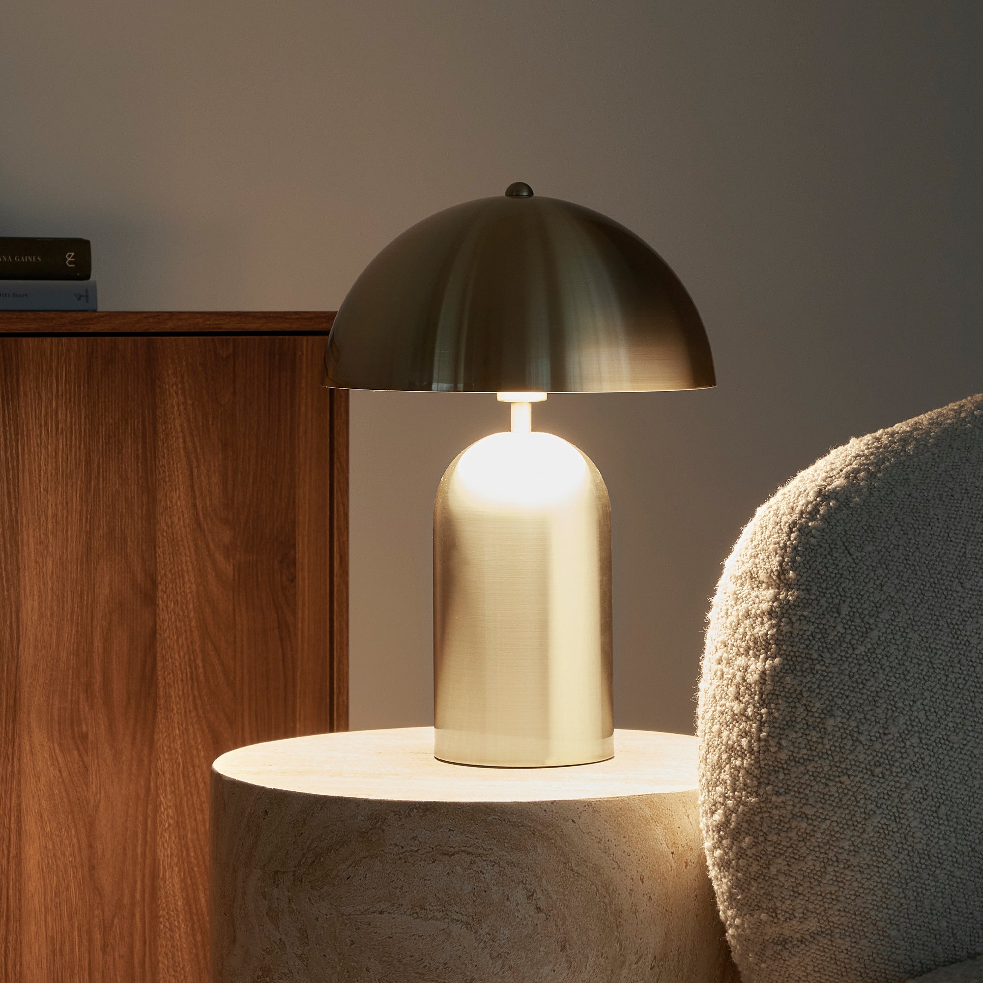 Mushroom Table Lamp Gold (Set of 2)