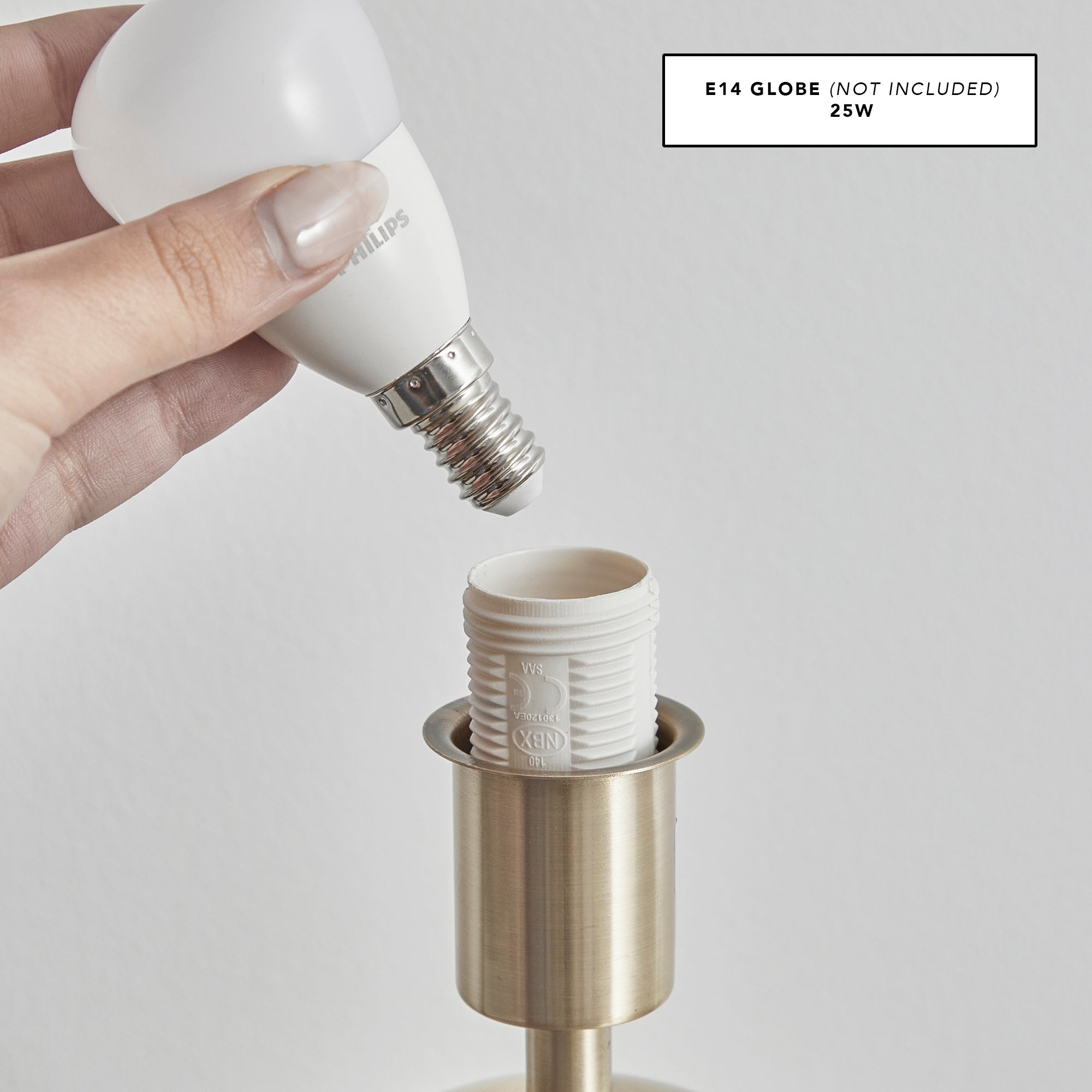Mushroom Table Lamp Gold