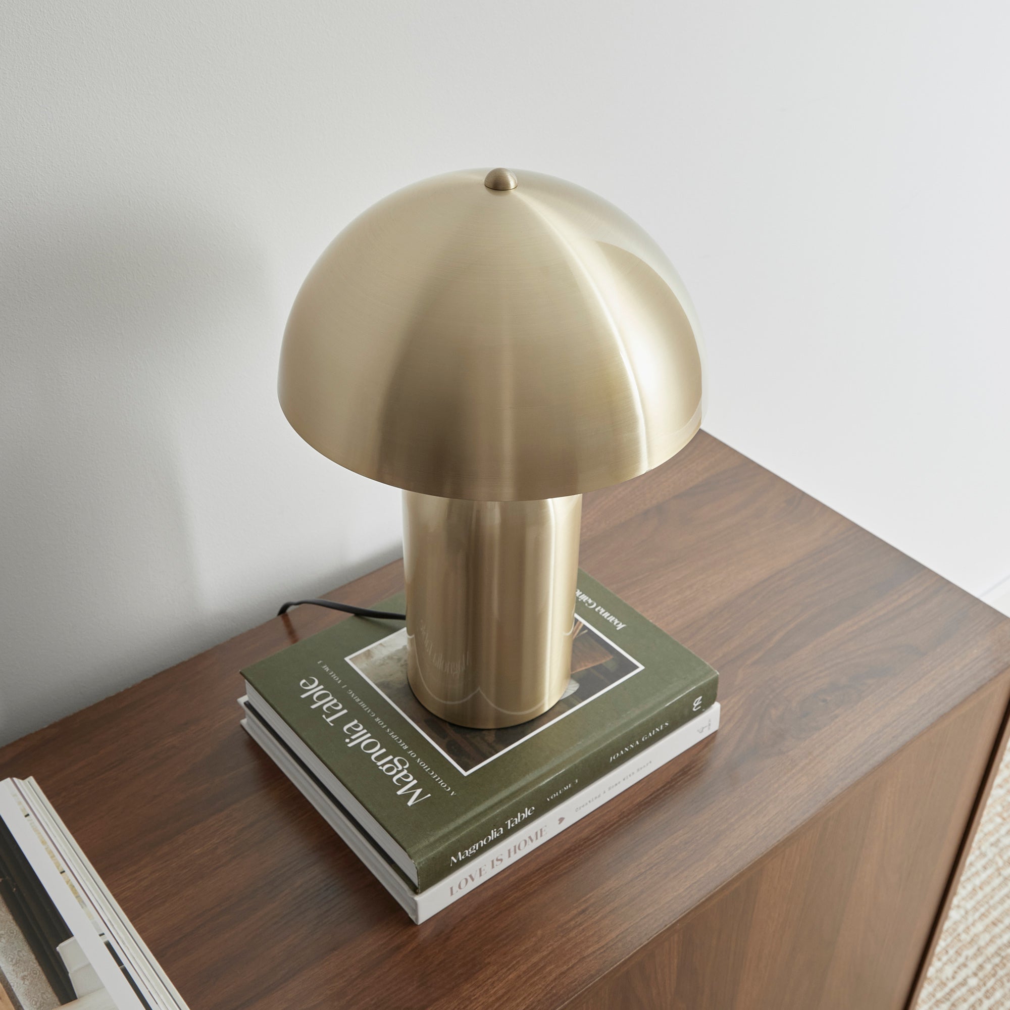 Mushroom Table Lamp Gold