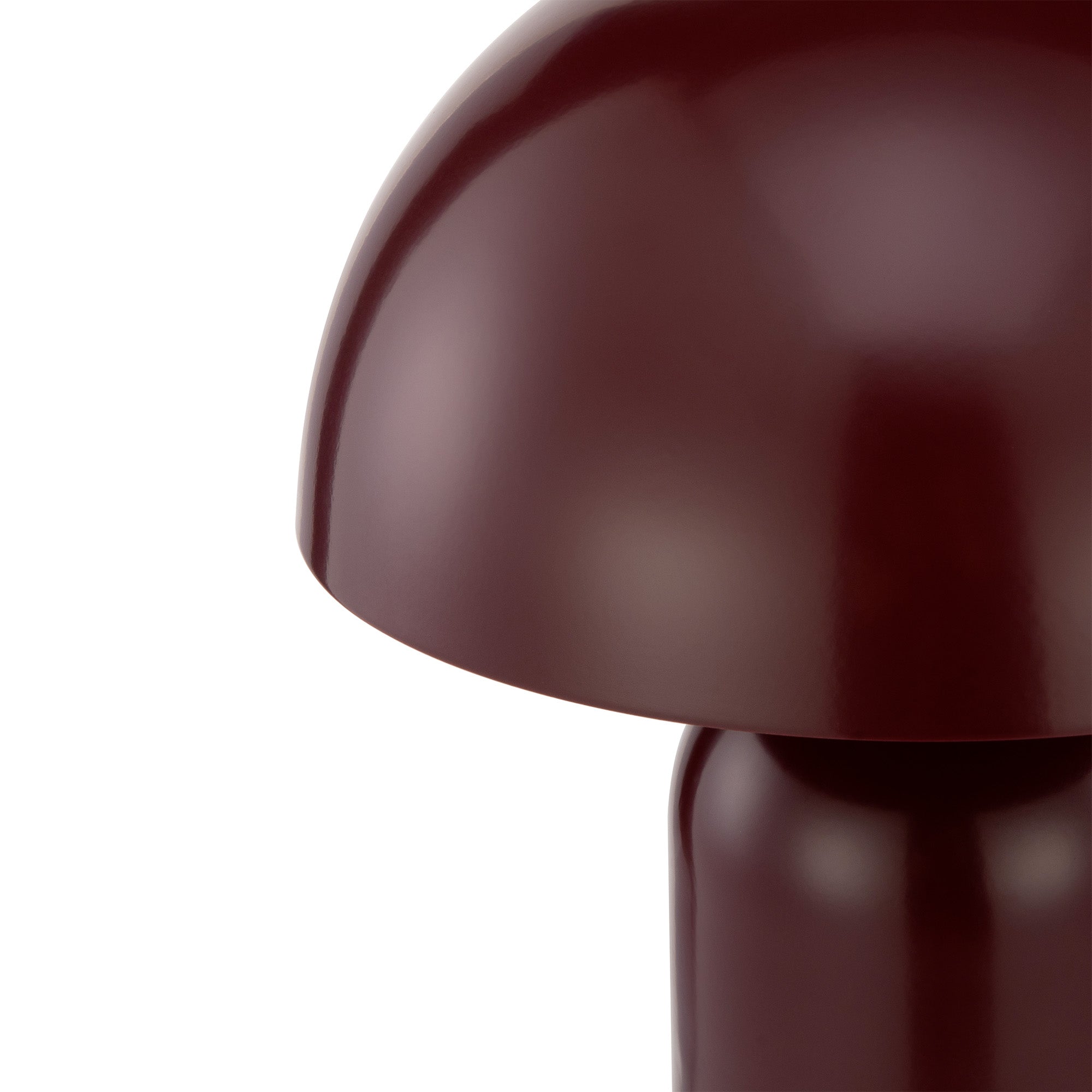 Mushroom Table Lamp Cabernet