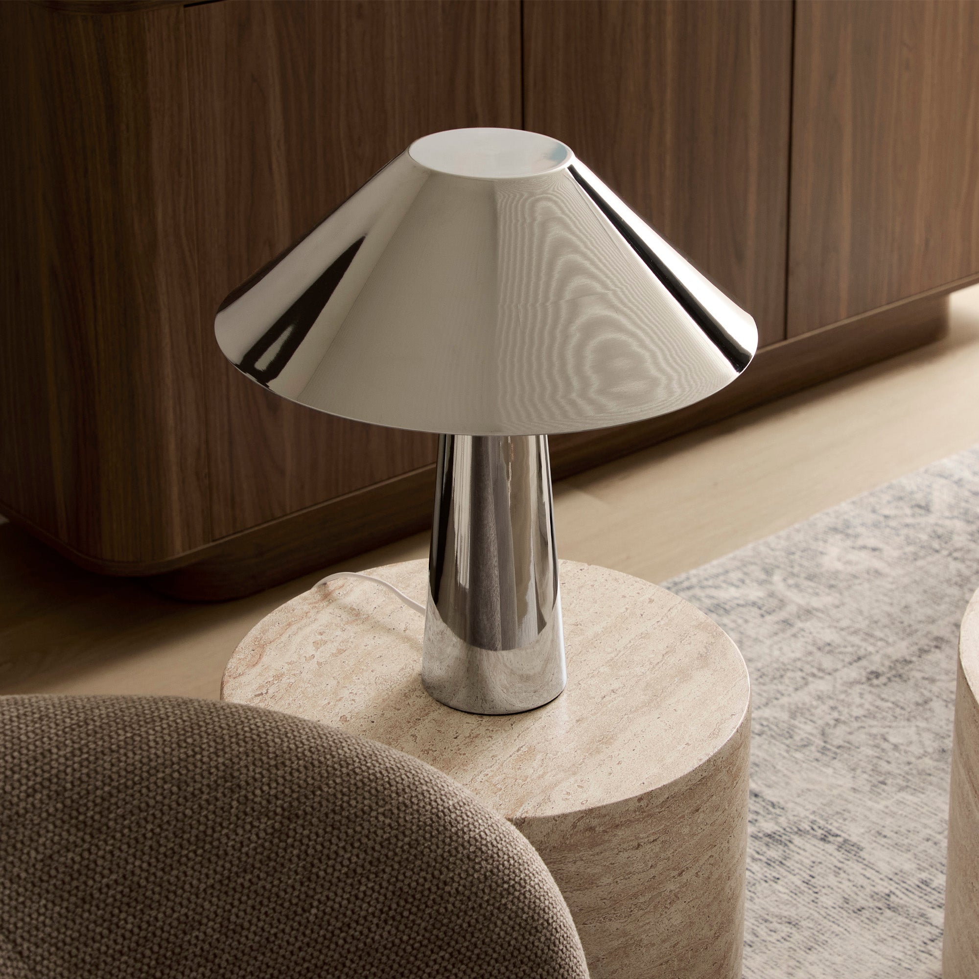 Nova Table Lamp Chrome (Set of 2)