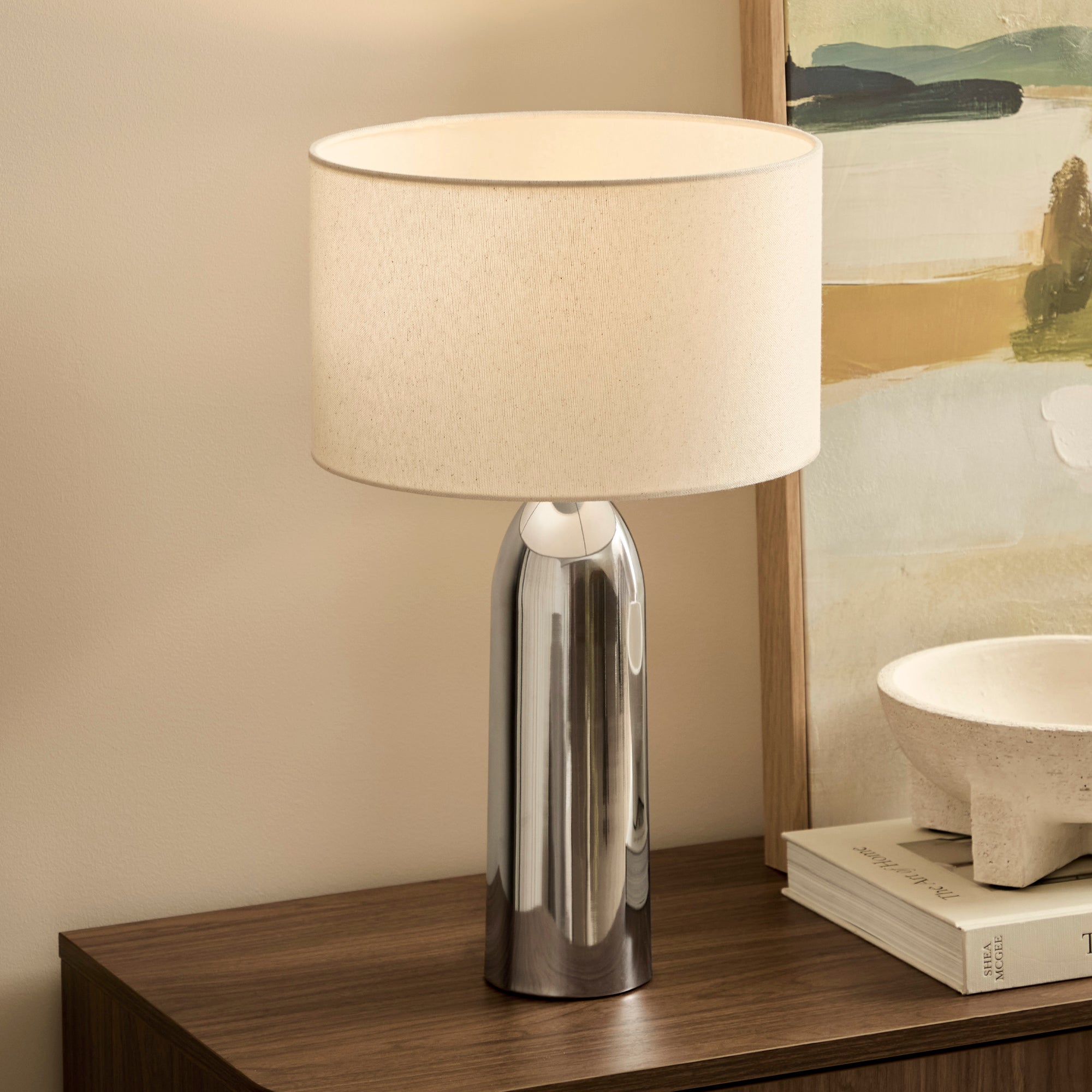 Callisto Table Lamp Chrome (Set of 2)