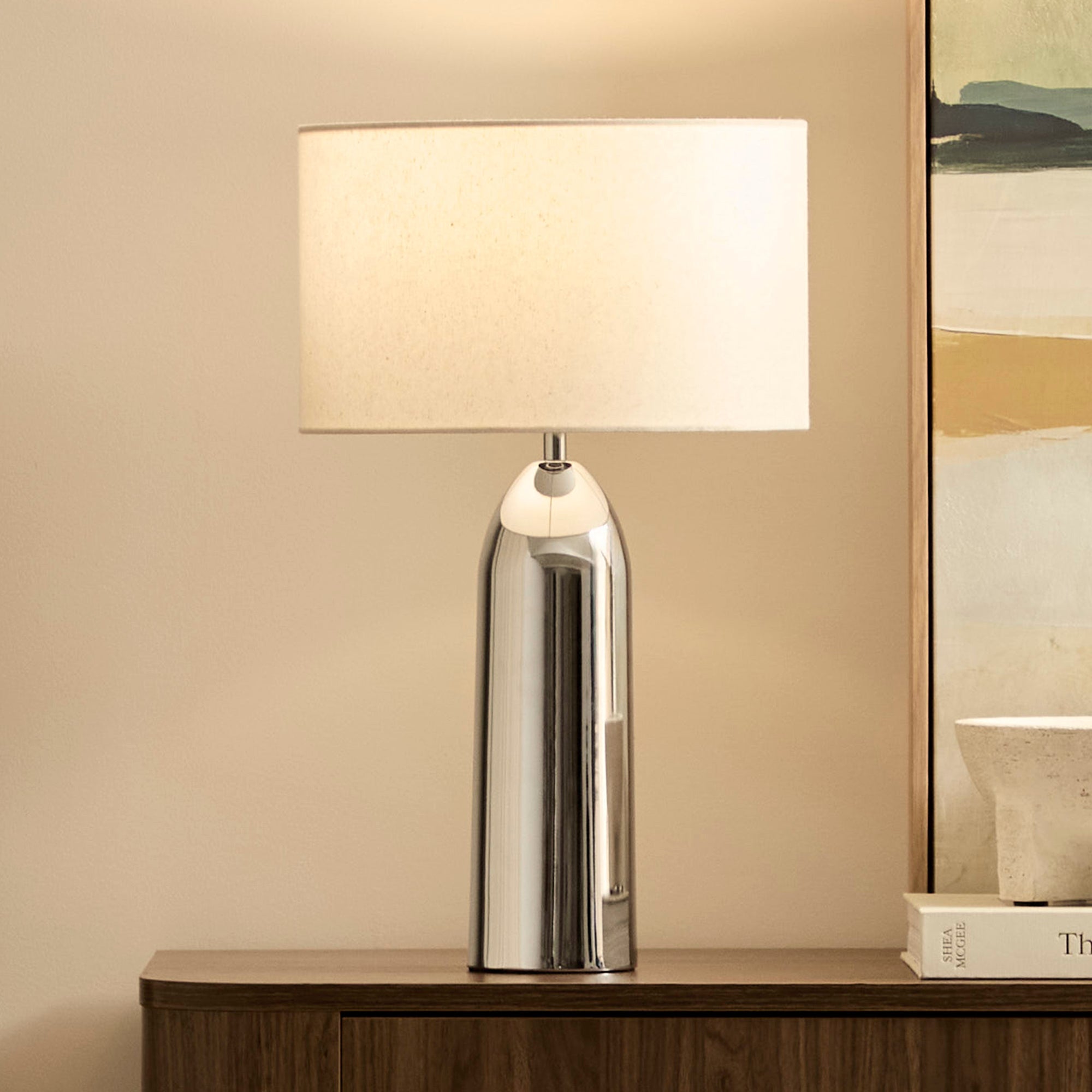Callisto Table Lamp Chrome