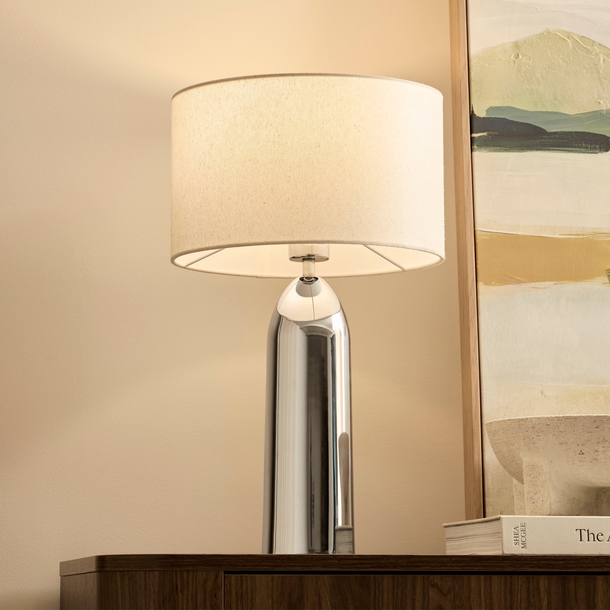 Callisto Table Lamp Chrome